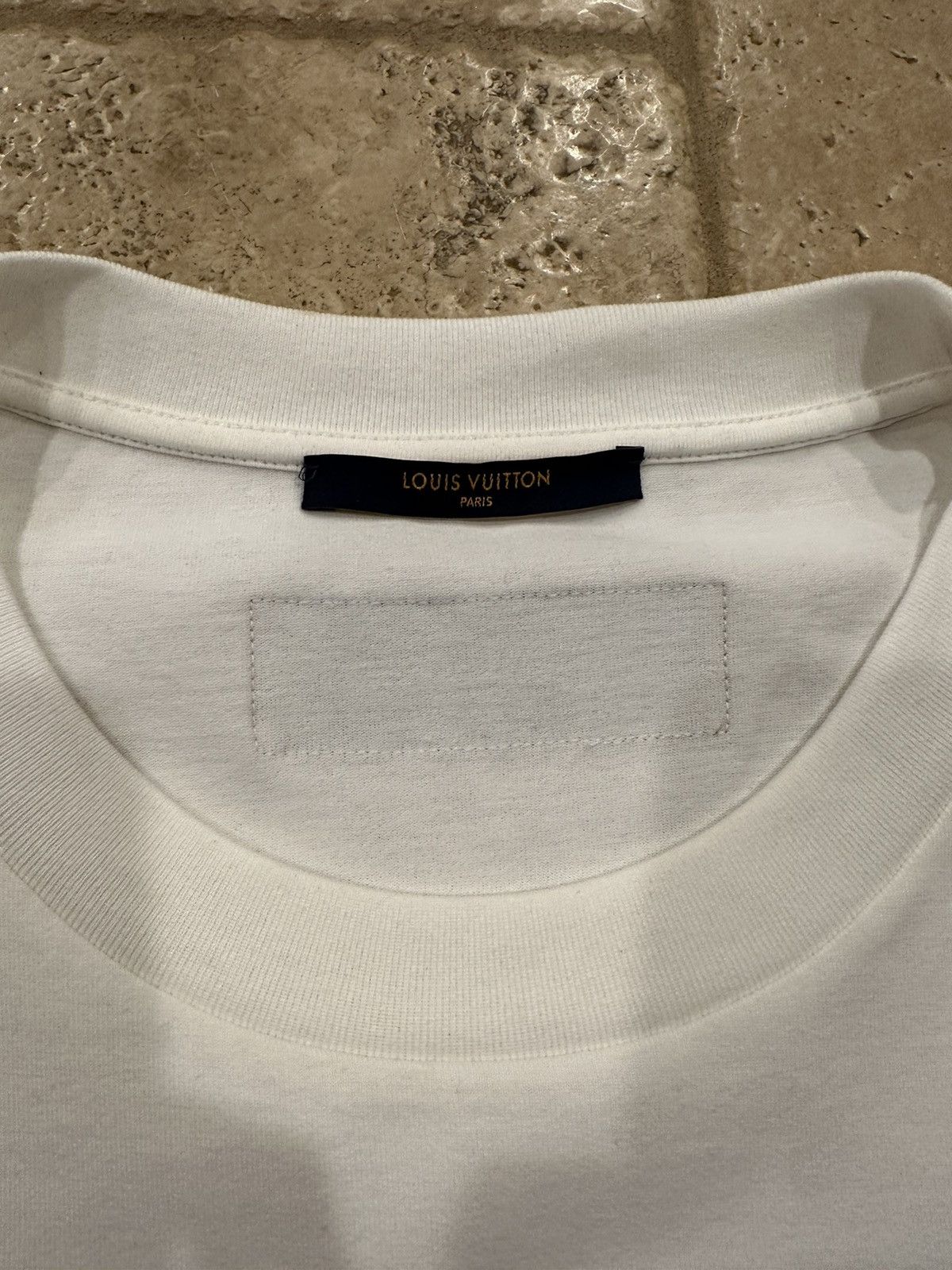 Louis Vuitton Louis Vuitton Signature Box Logo 1854 White T-Shirt Size US XXL / EU 58 / 5 - 5 Thumbnail