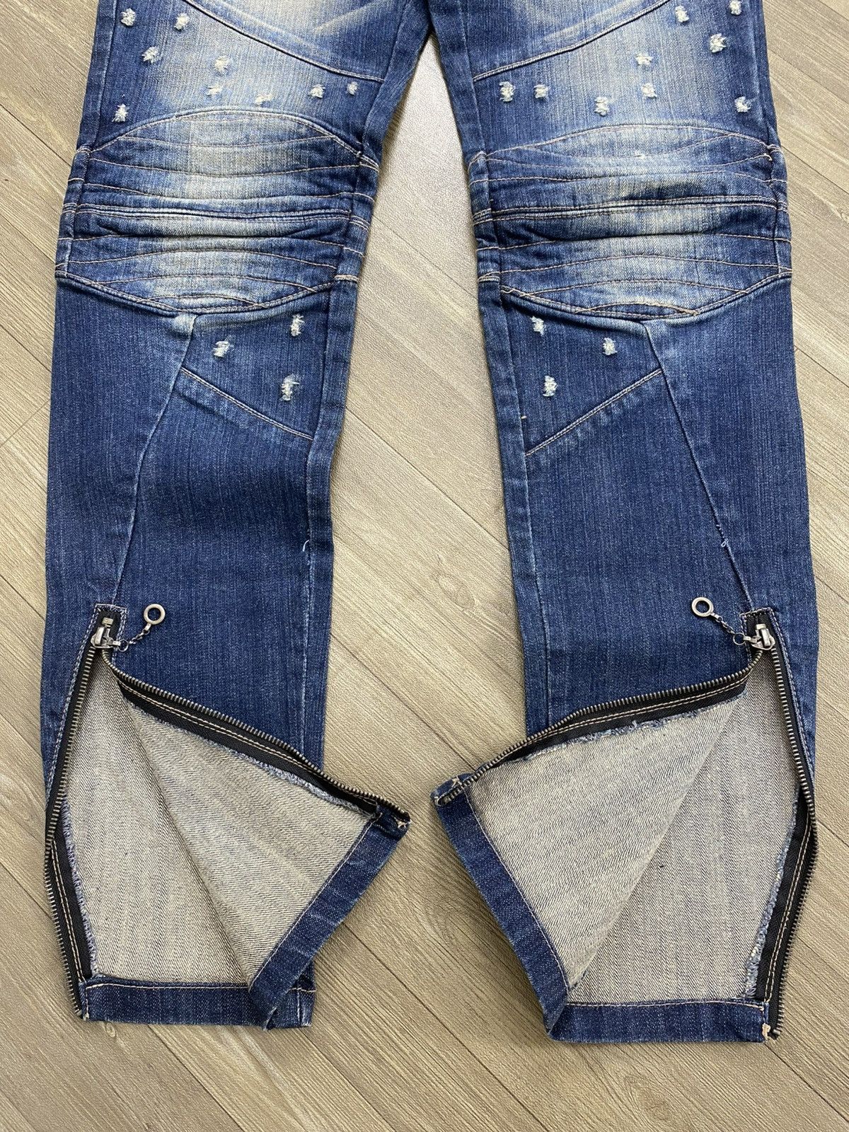 PPFM Vintage PPFM Distressed Ifsixwasnine LGB Style Bikers Jeans Size US 32 / EU 48 - 5 Thumbnail