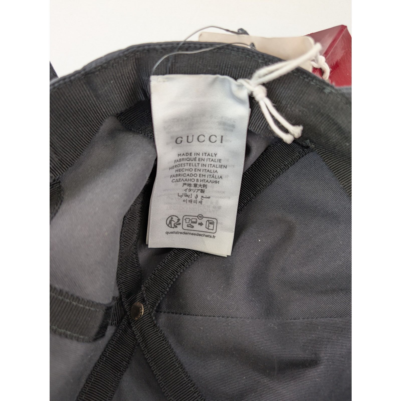 Gucci o1rshd1 Size: L / Granada Bio C/Ric Cap / Hat M Evere Black Size ONE SIZE - 13 Thumbnail