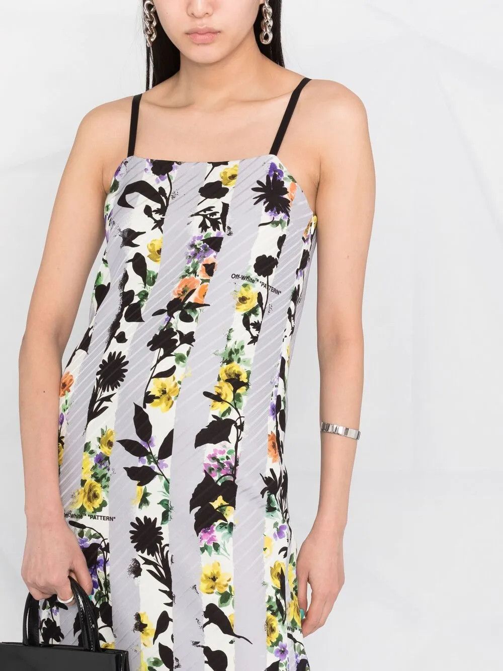 Off-White o1y1125 Mini Dress in Multicolor Size S / US 4 / IT 40 - 2 Thumbnail