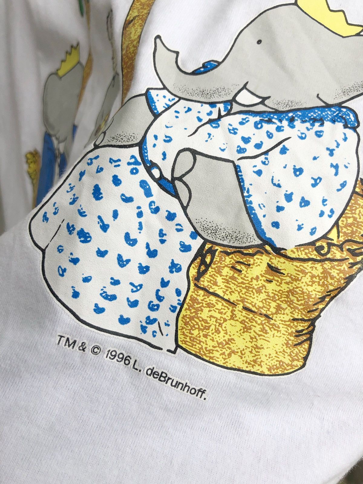 Vintage 🔥Vintage Babar 1996 L. deBrungoff ZEPHIR Movie T-shirt🔥 Size US S / EU 44-46 / 1 - 8 Thumbnail