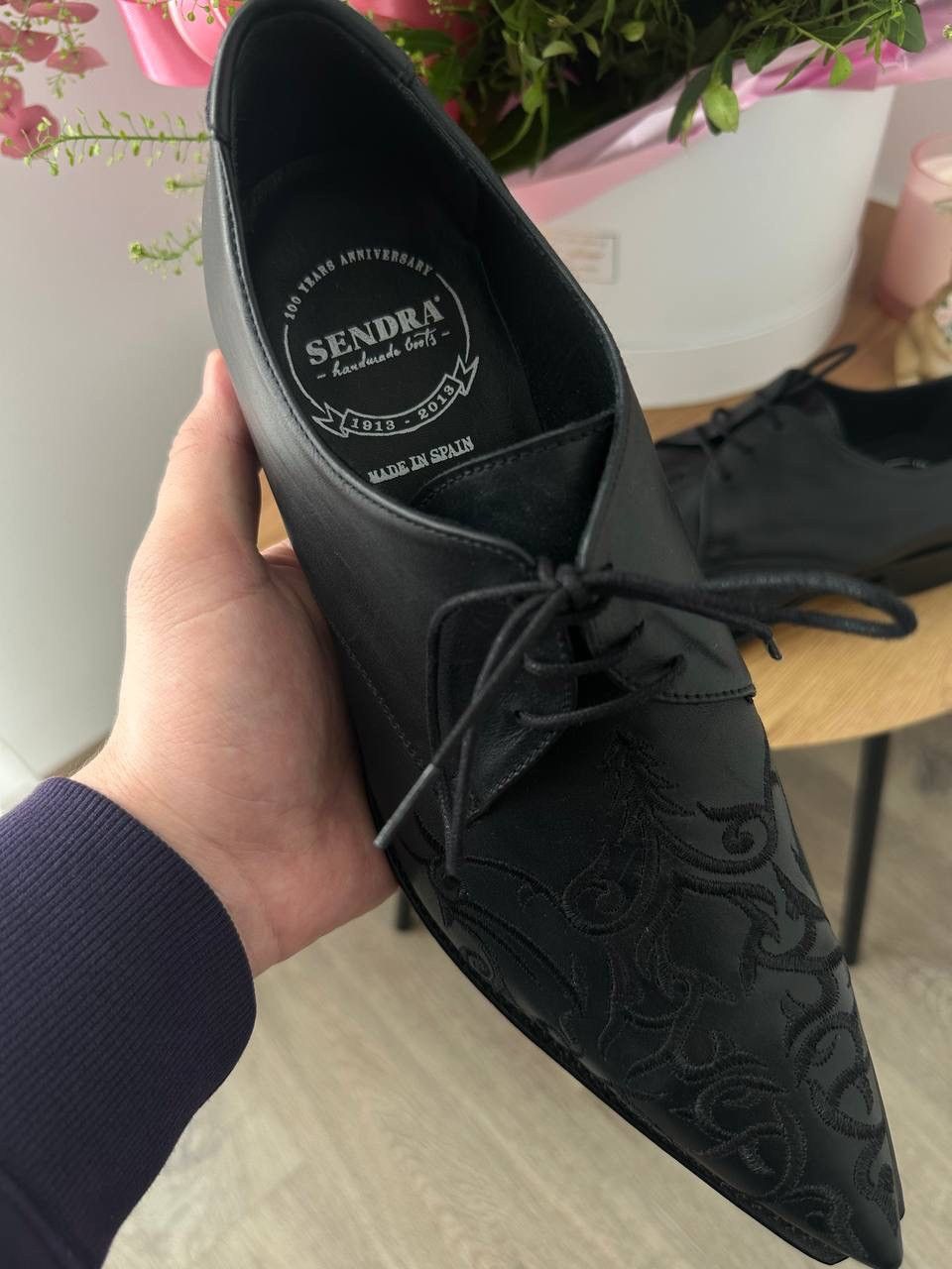 Japanese Brand × Vintage Vintage Sendra 7650 Snowbut Black Shoe Size US 7.5 / EU 40-41 - 17 Thumbnail