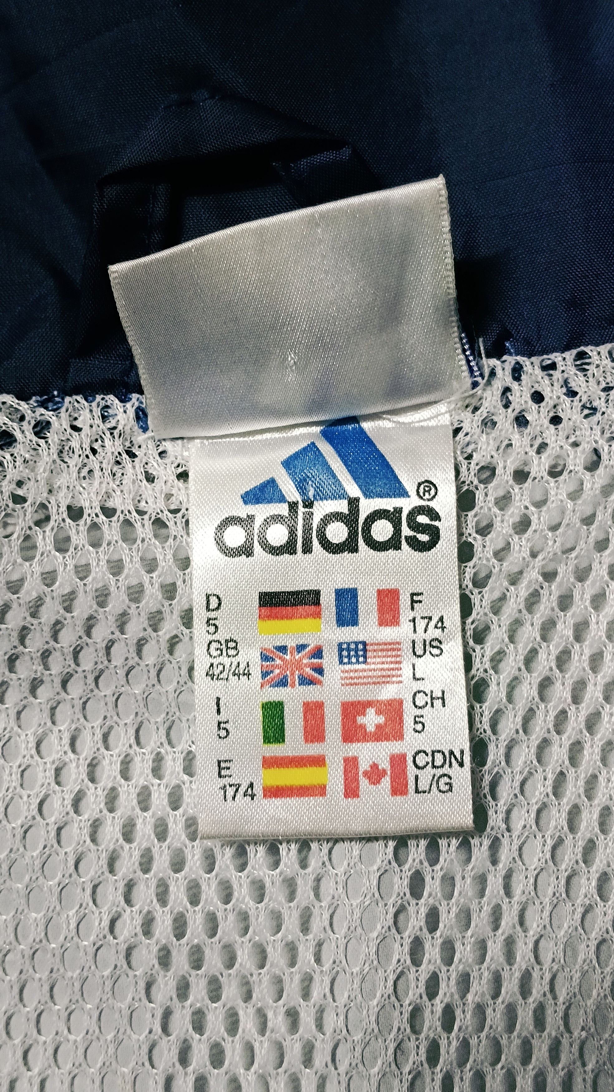 Adidas × Vintage Adidas France 98 World Cup Team France Windbreaker Size US L / EU 52-54 / 3 - 9 Thumbnail