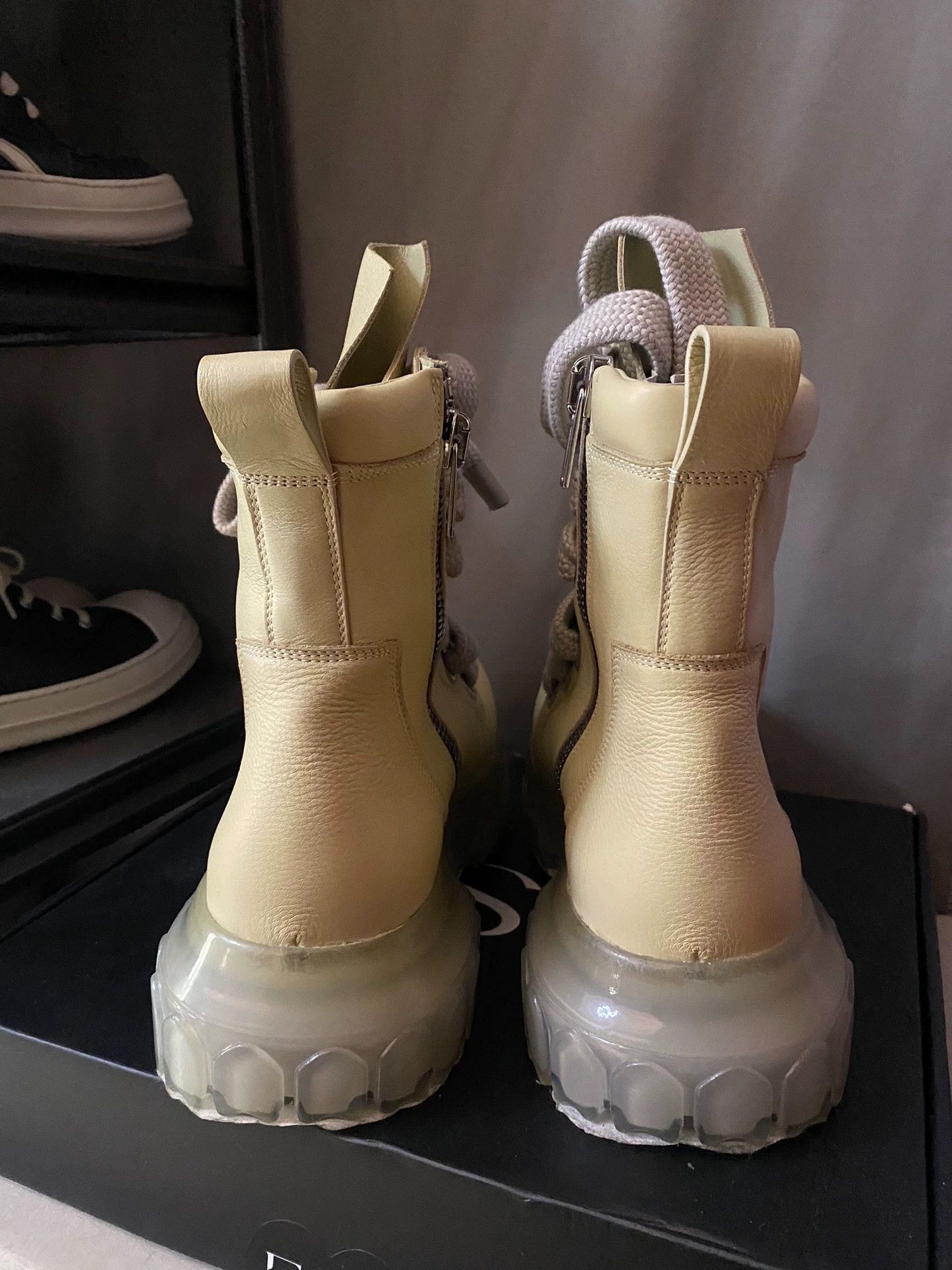 Rick Owens Rick Owens Transparent Octopus Sole Military Boots Size US 7 / EU 40 - 2 Thumbnail