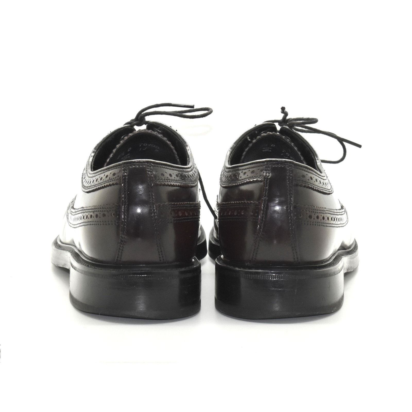 Florsheim FLORSHEIM Burgundy Leather Wingtip Oxfords Shoes Size 8.5 D Size US 8.5 / EU 41-42 - 4 Thumbnail