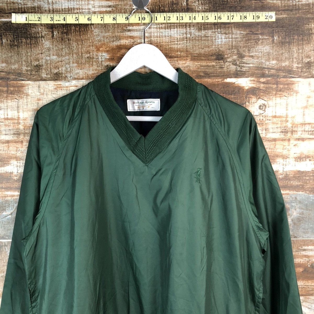 Vintage Heritage Sport Green Sweatshirt windbreaker #A2186 Size US M / EU 48-50 / 2 - 5 Thumbnail