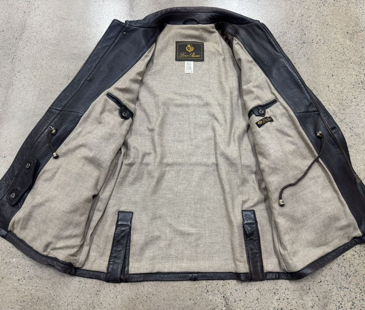 Loro Piana Loro Piana Horesy Leather Coat（Deerskin/cashmere） Size US L / EU 52-54 / 3 - 11 Thumbnail