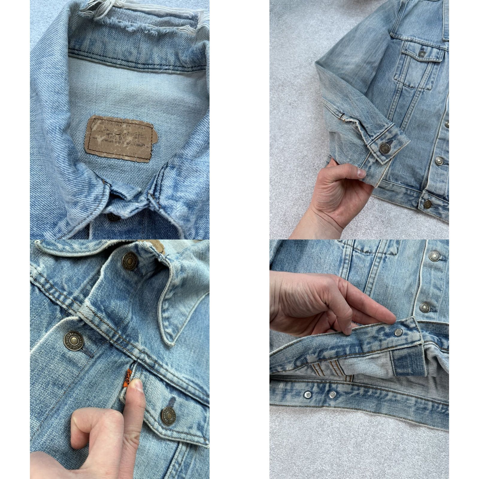 Levi's VINTAGE Levi’s Denim Jacket Blue Men’s S Jacket 70s 80s Y2K Trucker Levi’s Made & Crafted USA Size US S / EU 44-46 / 1 - 8 Thumbnail