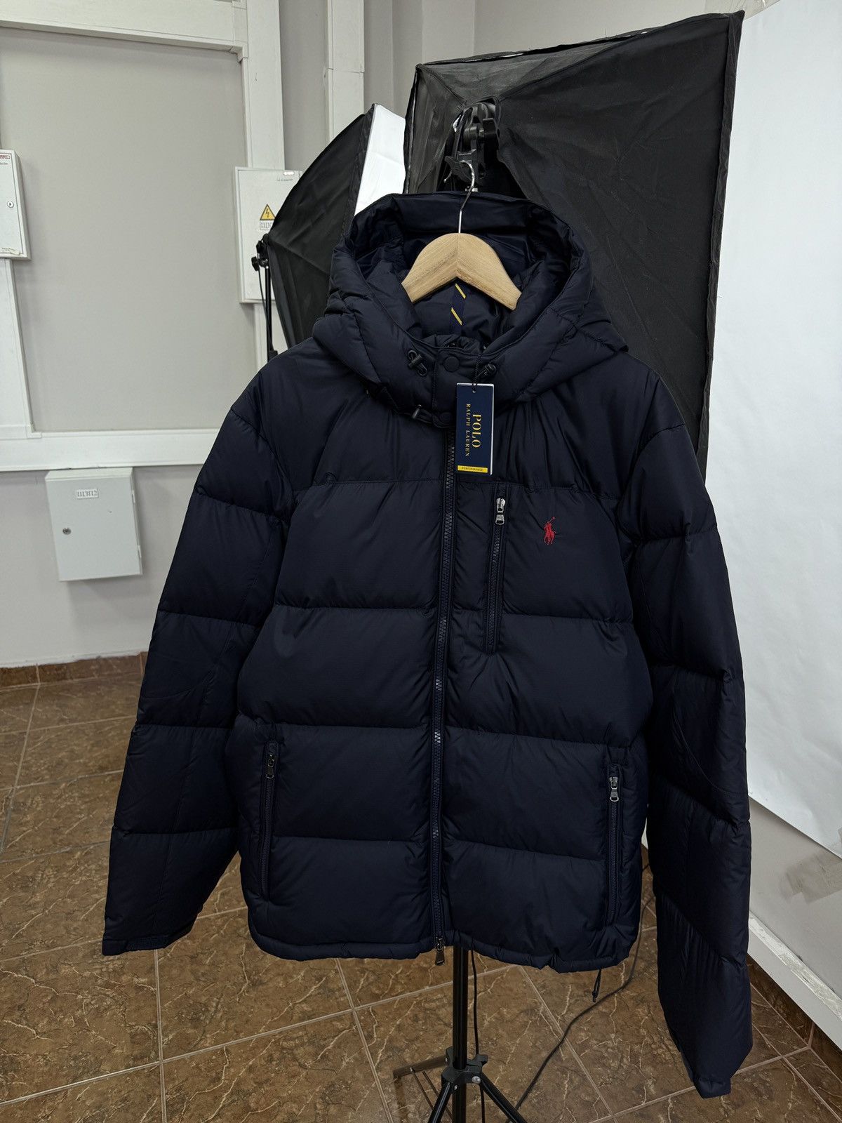 Polo Ralph Lauren 🇺🇸❗️NEW Ralph Lauren Hooded Down Puffer MLS Navy El Cap Jacket Size US XXL / EU 58 / 5 - 1 Thumbnail