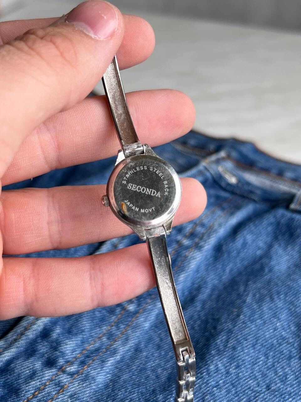 Japanese Brand × Vintage 2000S FULL FLOWERS BRACELET SILVER STEEL JAPAN WATCH SECONDA Size ONE SIZE - 5 Thumbnail