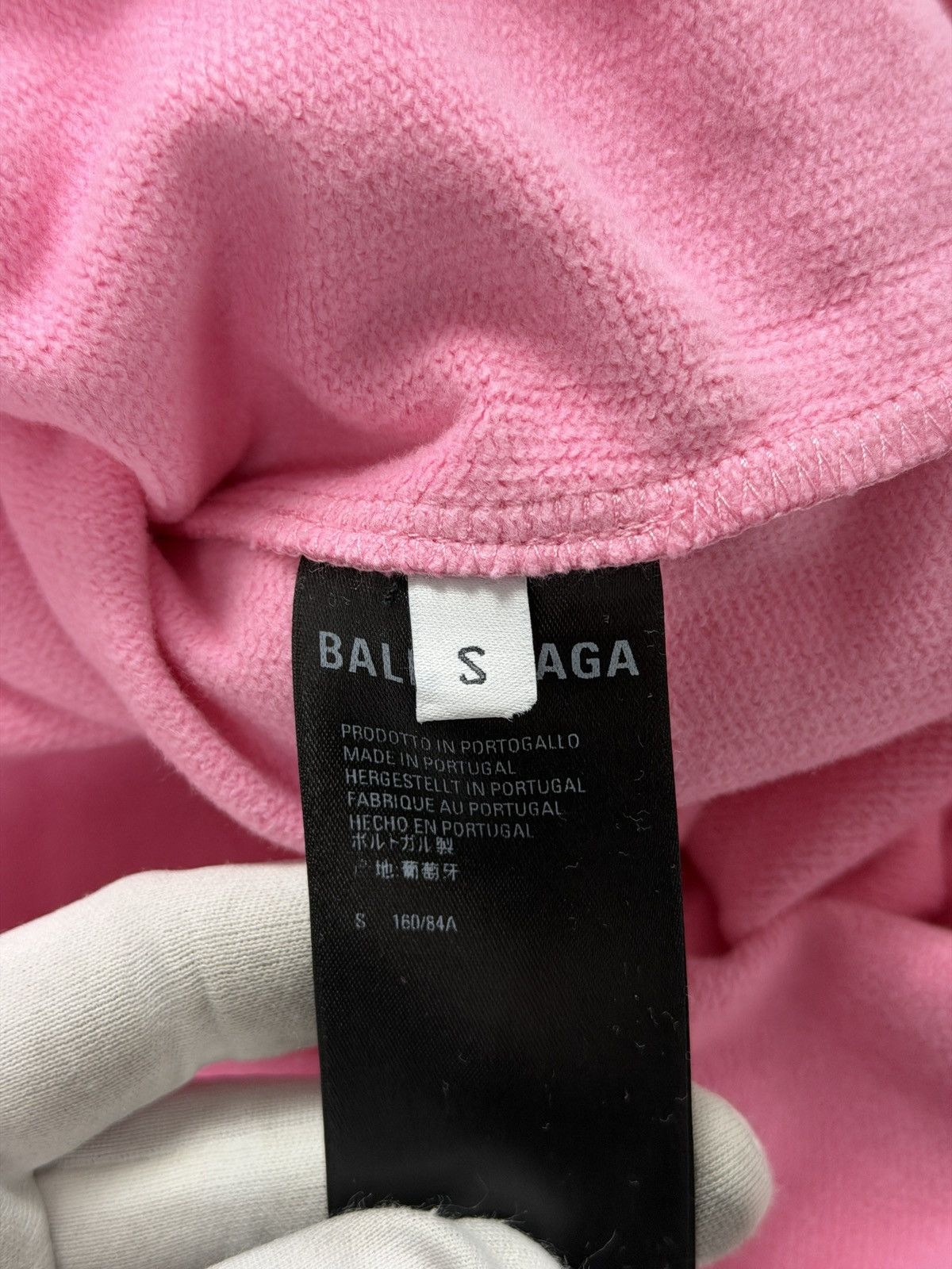 Balenciaga Balenciaga Bébé Rhinestones Pink Oversized Hoodie Size US S / EU 44-46 / 1 - 6 Thumbnail