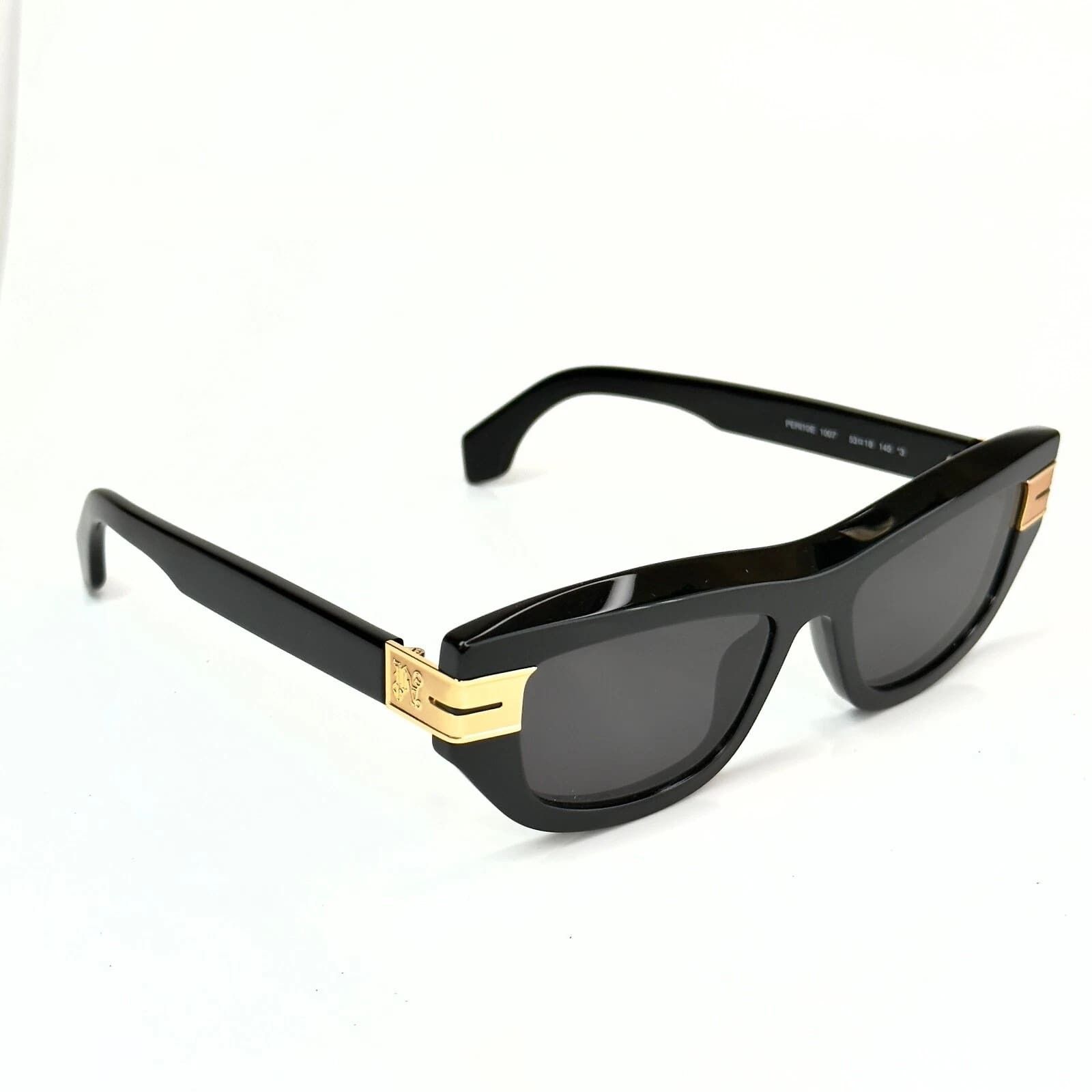 Palm Angels PALM ANGELS PERI10E 10E CLAIRE Black Geometric Sunglass Size ONE SIZE - 5 Thumbnail