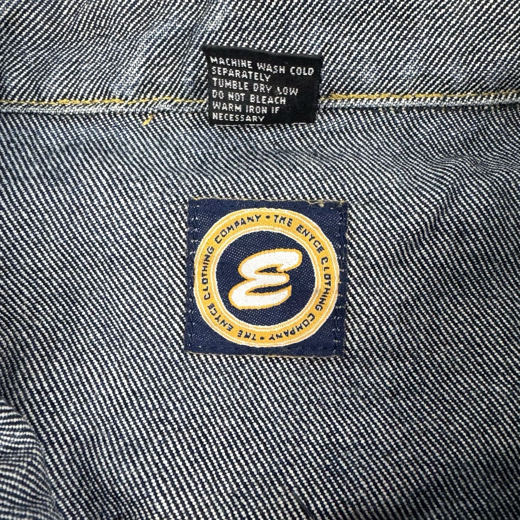 Enyce Vintage Enyce Denim Jacket Adult 2XL Blue Baggy Hip Hop Hipster Y2K 90s Chore Size US XXL / EU 58 / 5 - 5 Thumbnail