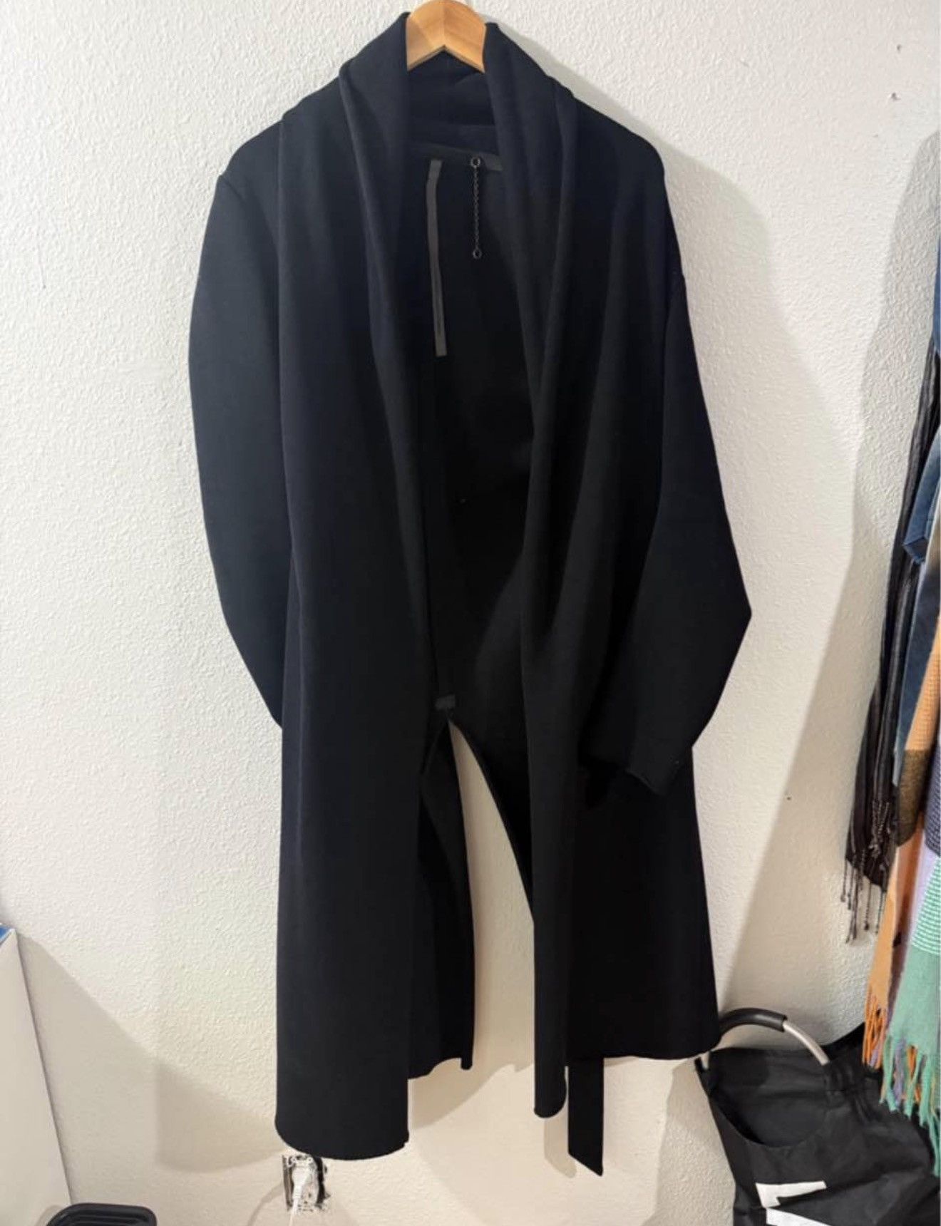 Kazuyuki Kumagai Attachment Attachment draped wool coat Size US S / EU 44-46 / 1 - 1 Thumbnail