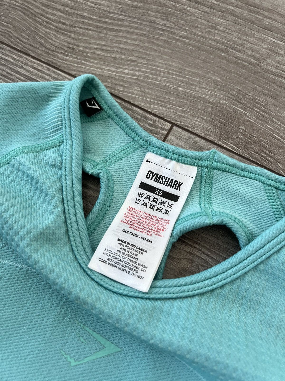 Gymshark ‼️Gymshark Onyx Central Logo Seamless Crop Top‼️ Size XS / US 0-2 / IT 36-38 - 15 Thumbnail