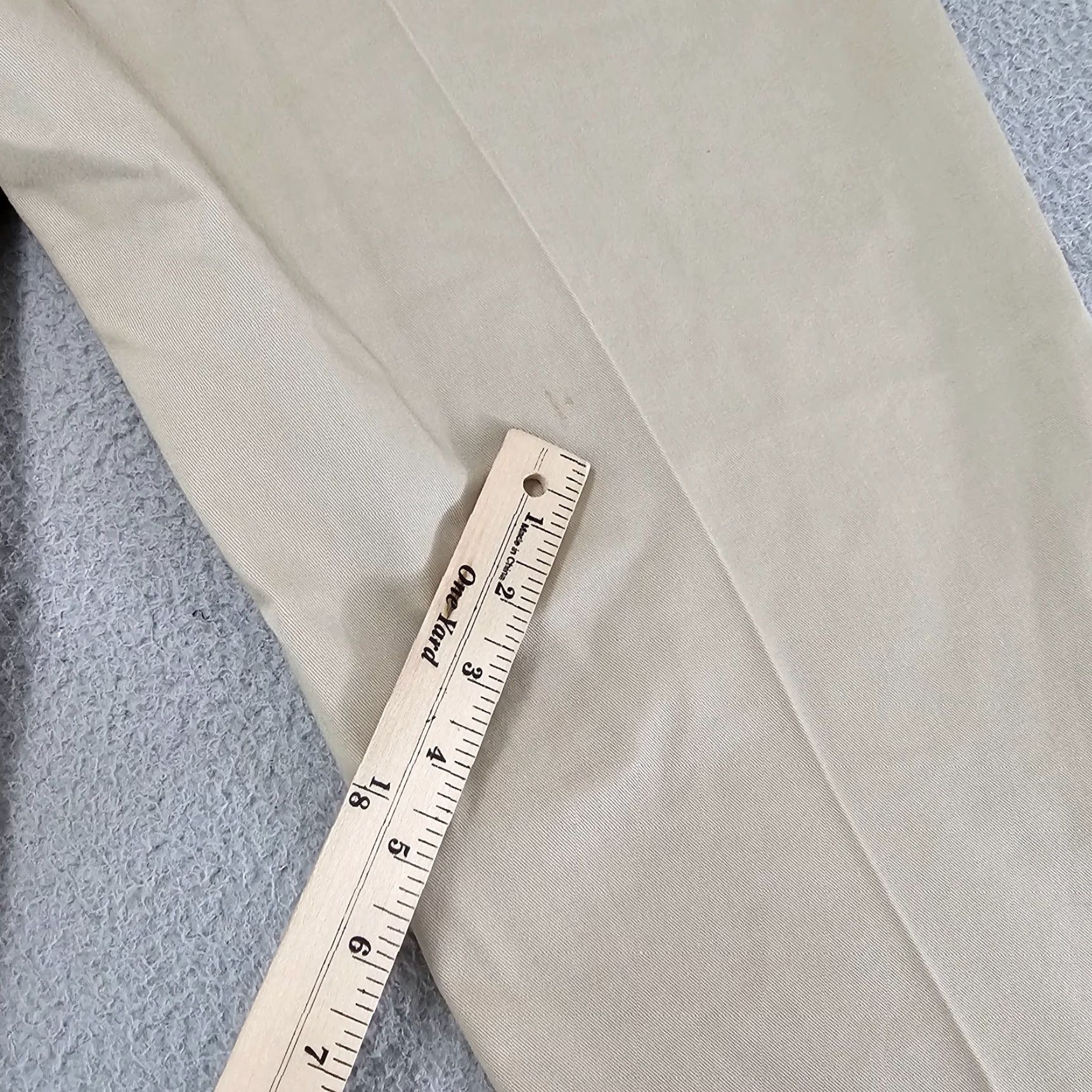 Haggar Haggar Dress Pants Mens 38x33 Khaki Classic Fit Flat Front Comfort Waist Cotton Pants Size US 38 / EU 54 - 7 Thumbnail