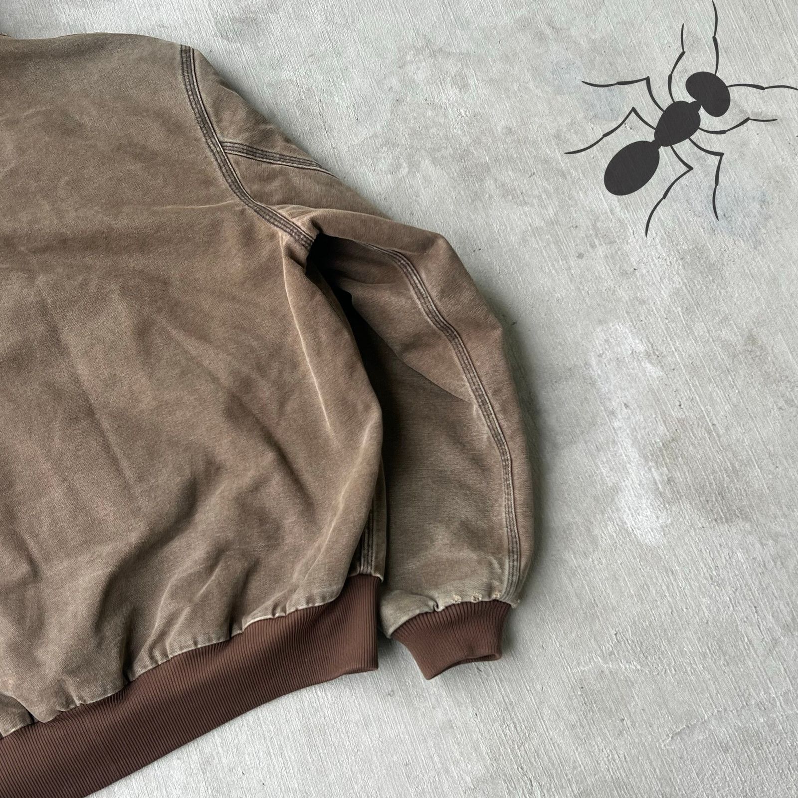 Carhartt × Vintage Carhartt CHT brown hooded work wear jacket Size US XL / EU 56 / 4 - 11 Thumbnail