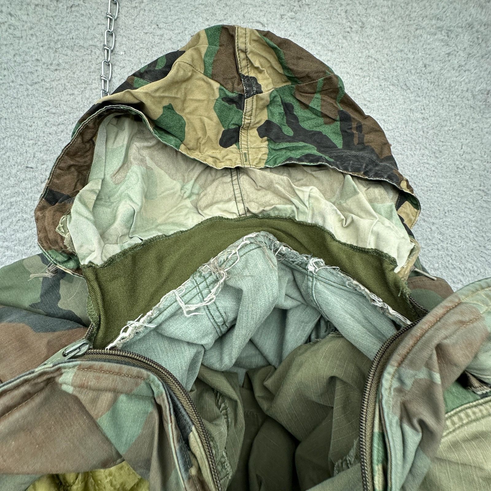 Other VTG 80s US Army M-65 Field Woodland Jacket Small W/ Liner Size US S / EU 44-46 / 1 - 11 Thumbnail