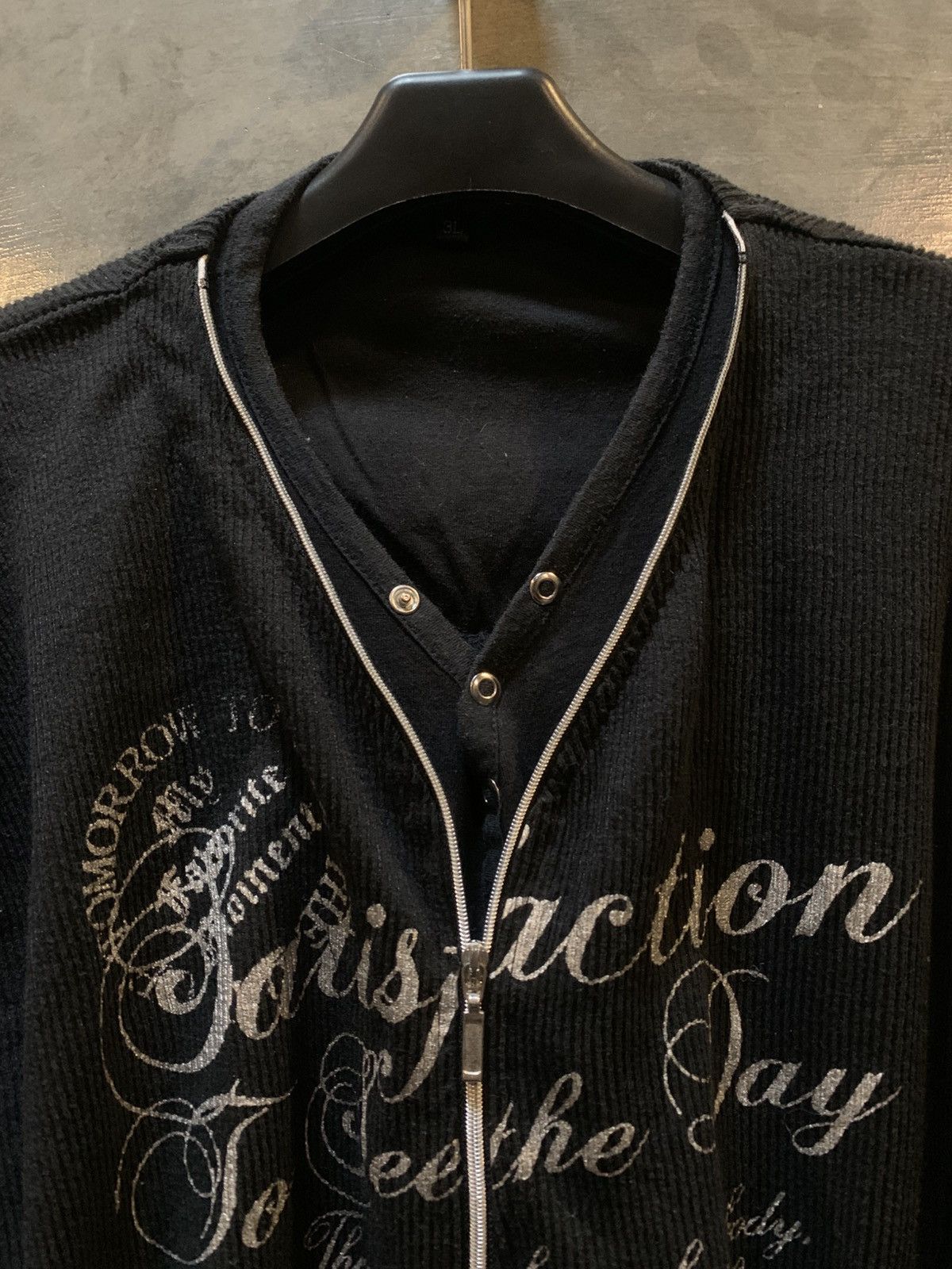If Six Was Nine 2000s Japanese Archive Vkei Gothic Layered Tee Size US L / EU 52-54 / 3 - 5 Thumbnail