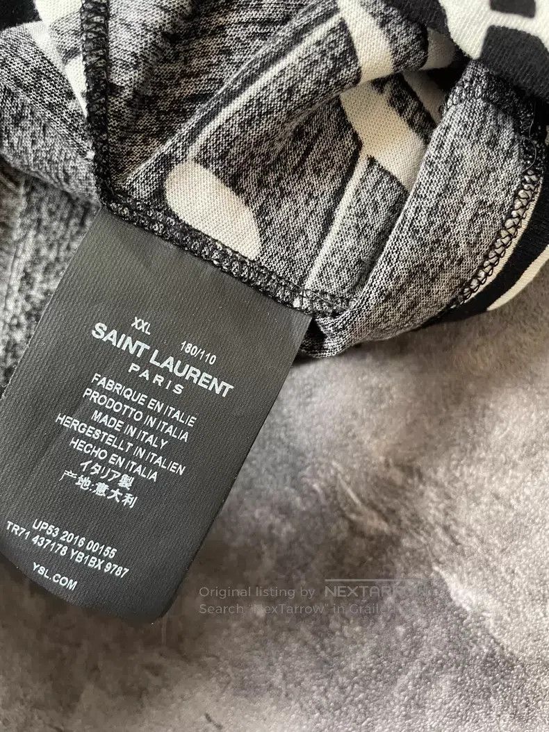 Saint Laurent Paris Saint Laurent Paris Fully Printed Barrage Music Note Short Size US XXL / EU 58 / 5 - 4 Thumbnail