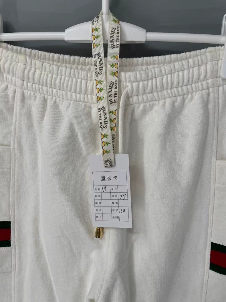 Gucci Gucci Size M Double G logo white sweatpants size M 2502-Ne Size US 28 / EU 44 - 5 Thumbnail