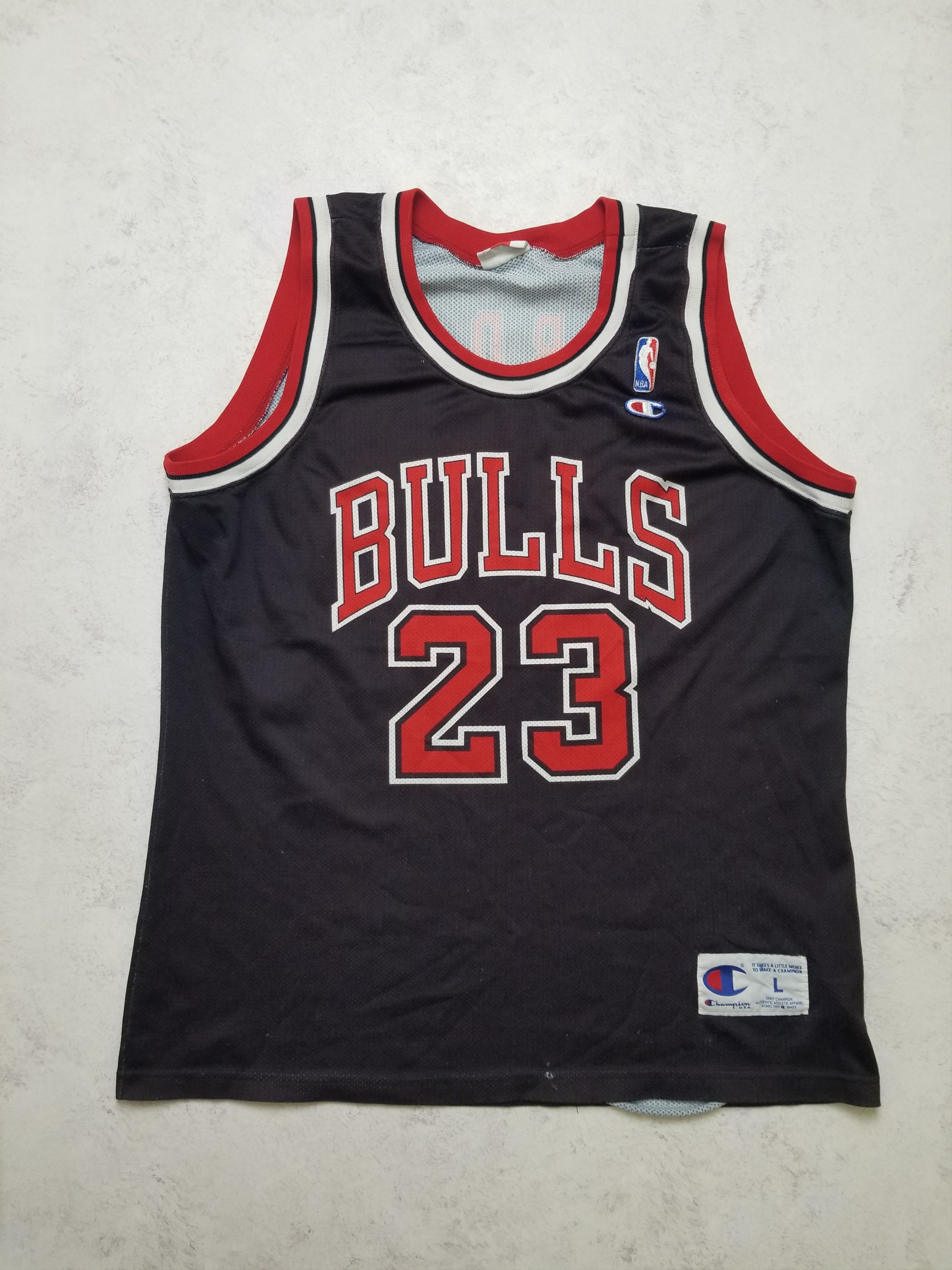 Champion Champion Chicago Bulls Michael Jordan 23 NBA Jersey Size US L / EU 52-54 / 3 - 1 Thumbnail