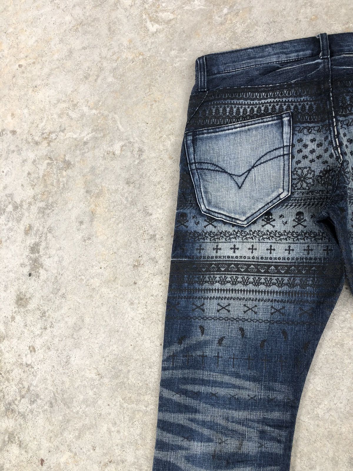 If Six Was Nine Flared Jeans Urban Craft Distressed Jeanss Size US 33 - 9 Thumbnail