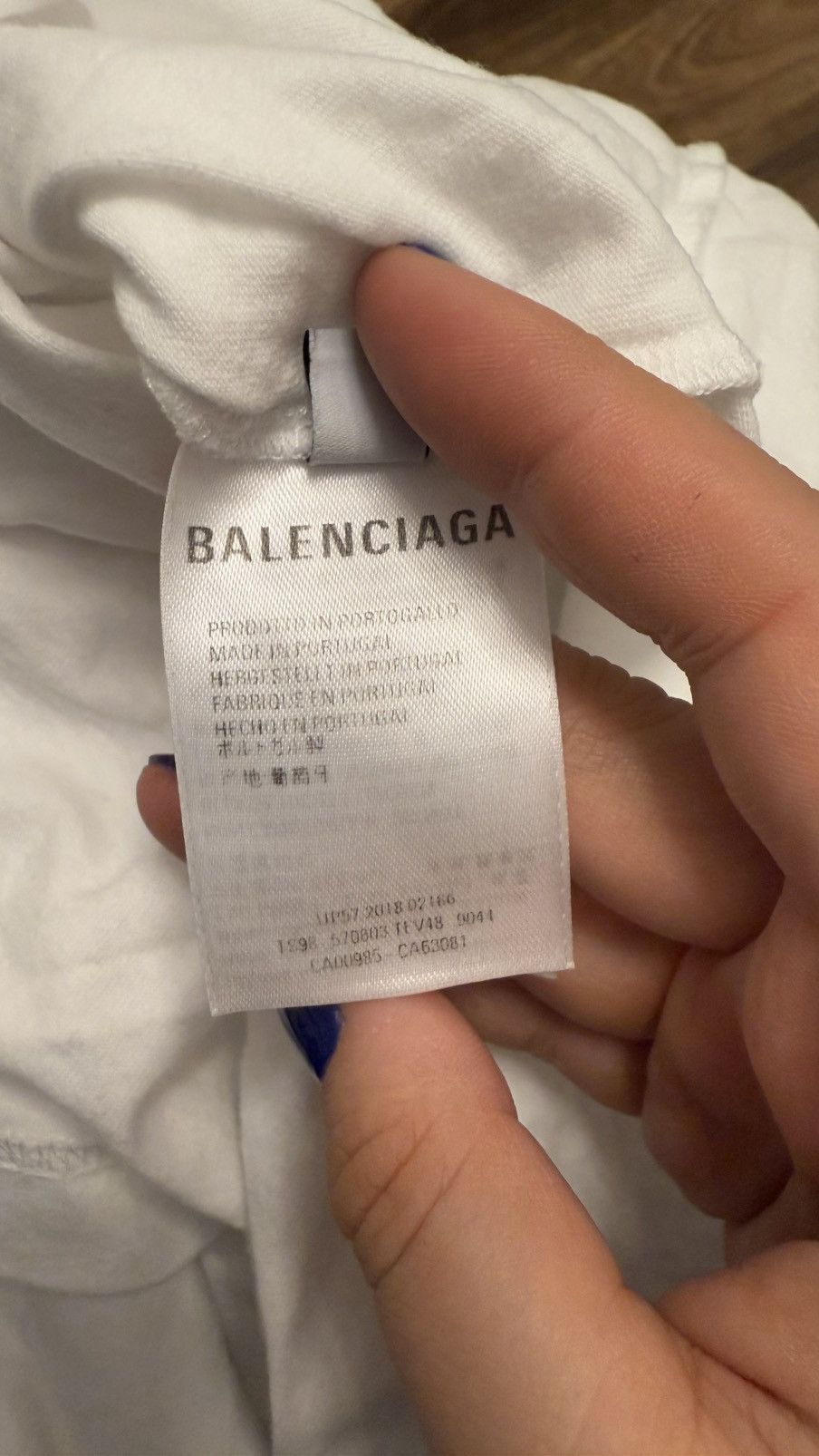 Balenciaga Balenciaga lock up logo short sleeved T-shirt Size US S / EU 44-46 / 1 - 7 Thumbnail