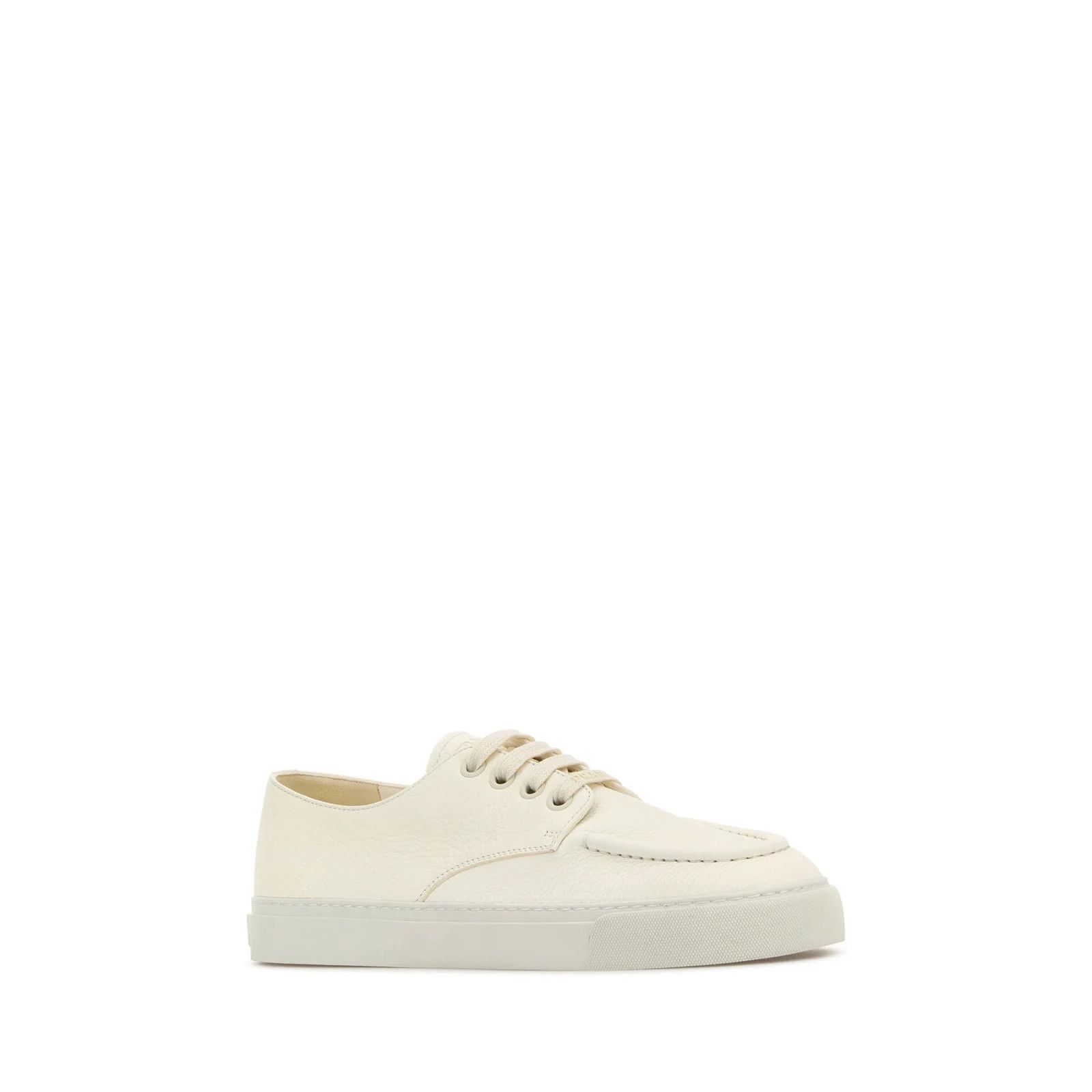 Prada PRADA Ivory Leather Sneakers New And Authentic (Men's size:9 Size US 9 / EU 42 - 2 Thumbnail