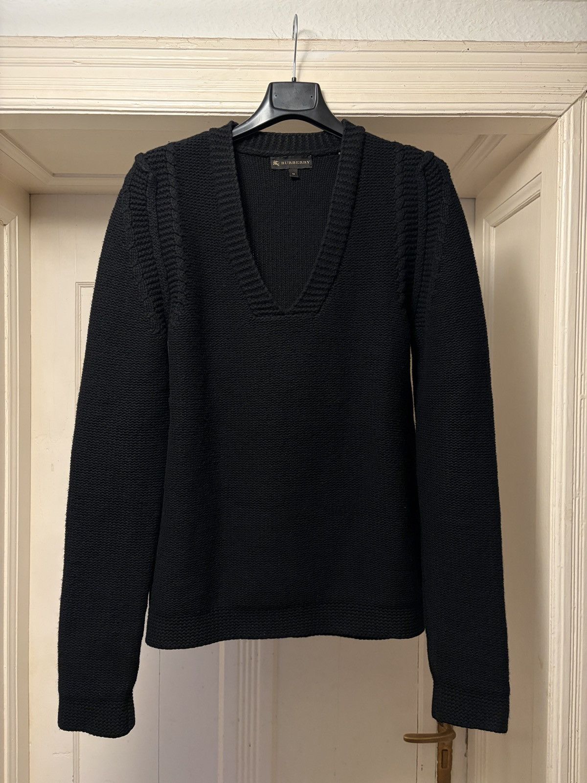 Burberry Prorsum Burberry Prorsum Cashmere Knit aw07 blackChristopher Bailey Size US M / EU 48-50 / 2 - 1 Thumbnail