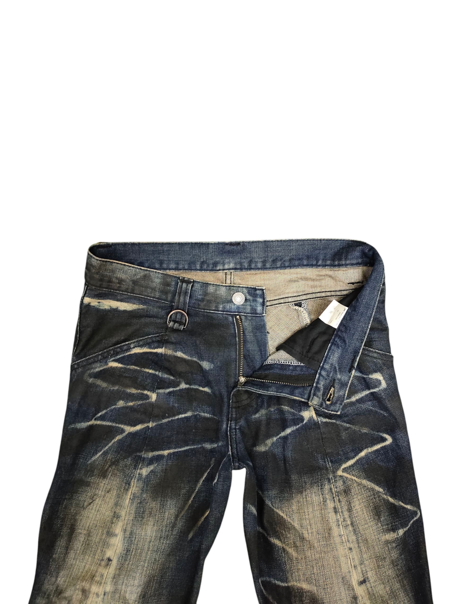 BUFFALO BOBS Buffalo Bobs Japan Clawmark Distress Waxed Long Denim Jeans Size US 30 / EU 46 - 7 Thumbnail