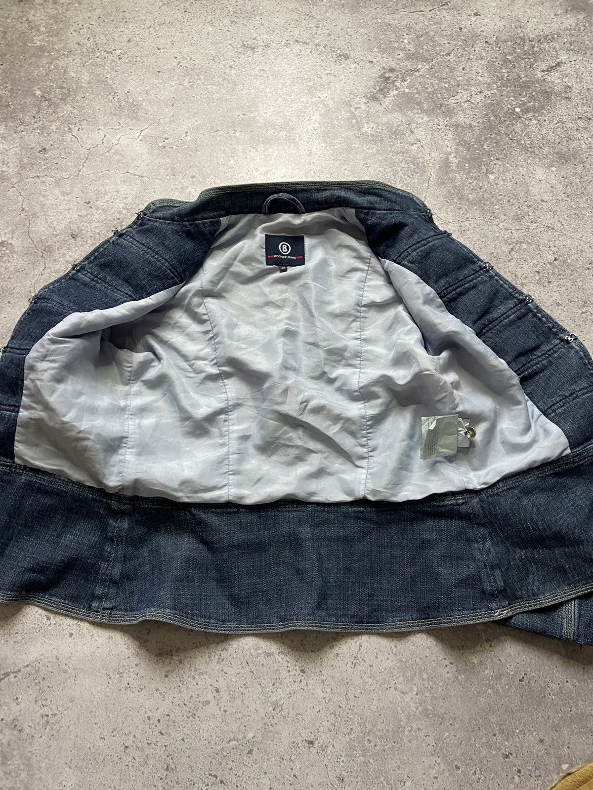 Bogner Bogner Metal Rib Button Napoleon Style denim jacket Size XS / US 0-2 / IT 36-38 - 8 Thumbnail