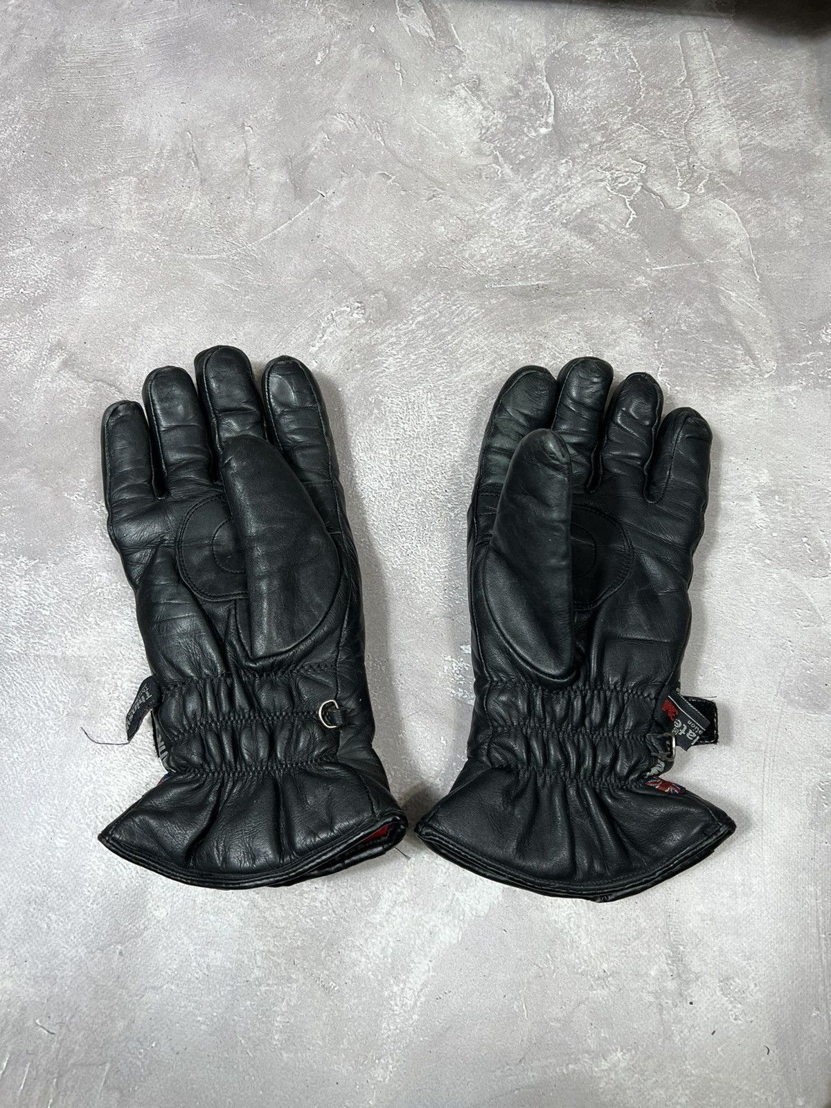Leather Vintage Frank Thomas Racing Leather Gloves Size ONE SIZE - 3 Thumbnail