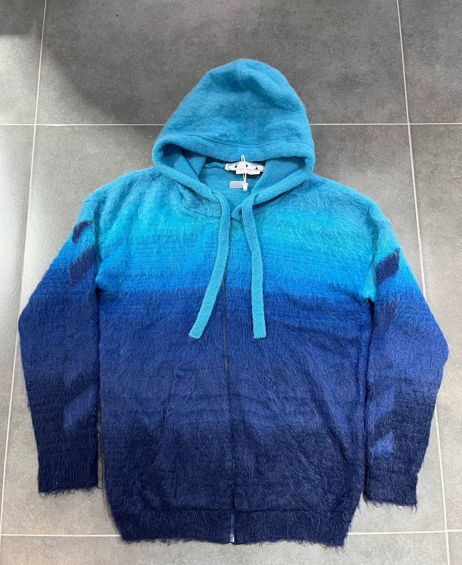 Off-White Off-White Tie-Dye Gradient White Light Jacket s Men Size US S / EU 44-46 / 1 - 1 Thumbnail