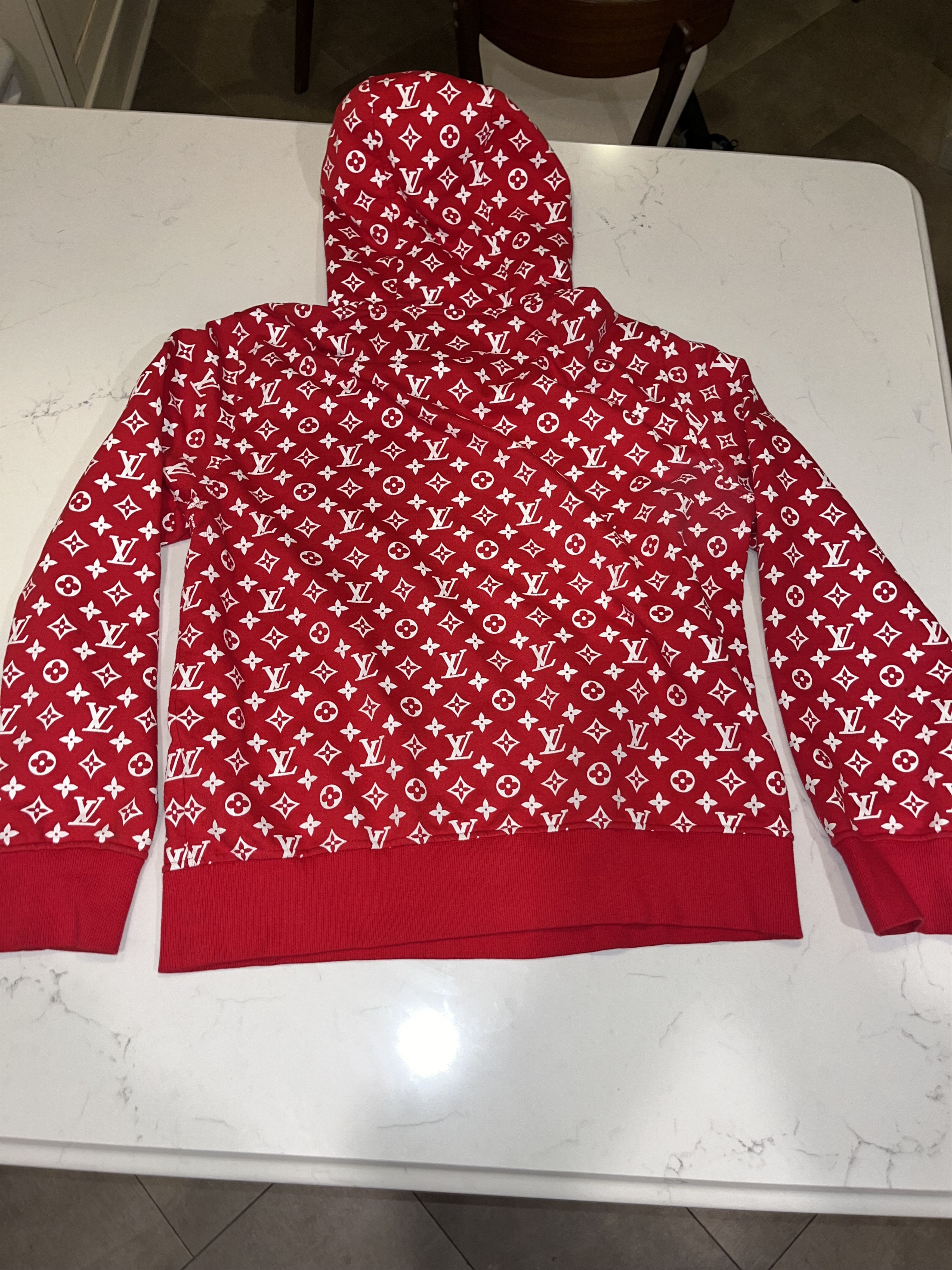 Louis Vuitton × Supreme Louis Vuitton x Supreme Logo Box Hoodie Size US L / EU 52-54 / 3 - 4 Thumbnail