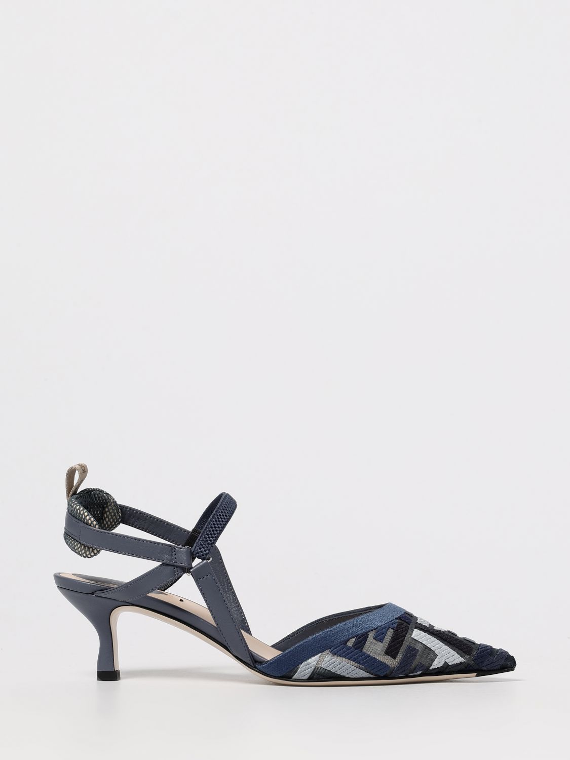 Fendi Fendi Pumps Woman Blue Size US 6.5 / IT 36.5 - 1 Thumbnail