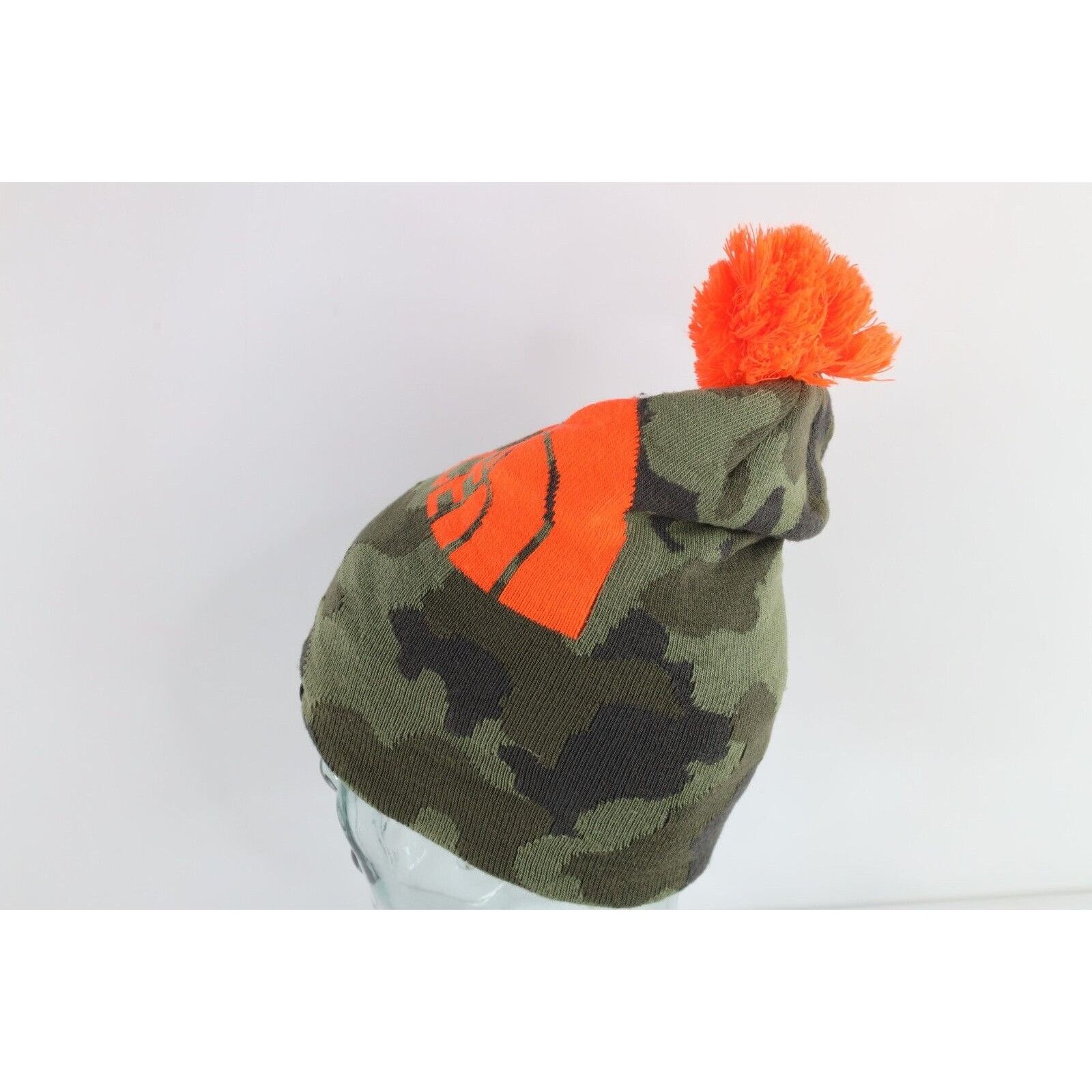 The North Face × Vintage Vintage The North Face Big Logo Camouflage Beanie Hat Size ONE SIZE - 5 Thumbnail