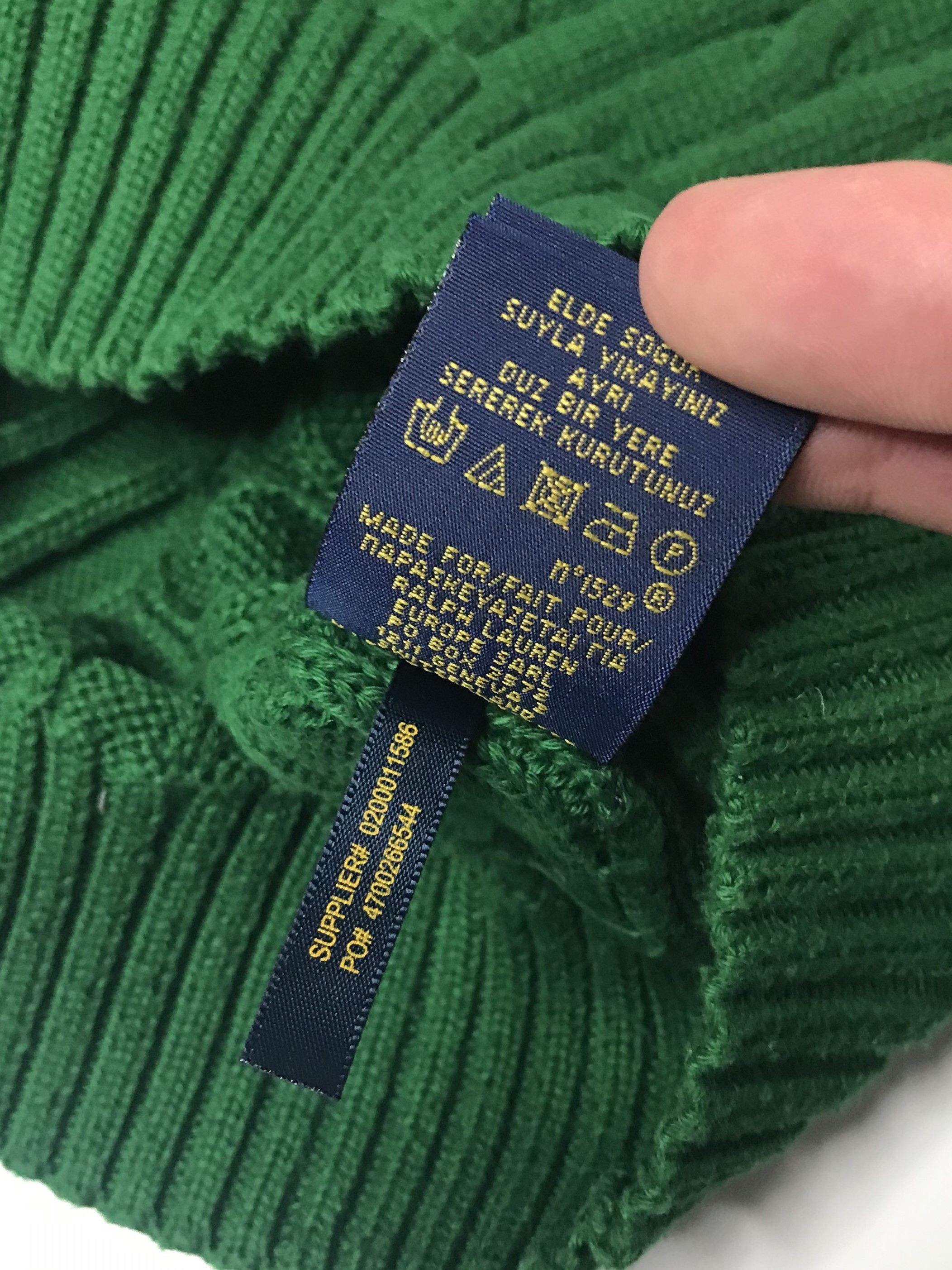 Polo Ralph Lauren Polo Ralph Lauren Womens Cable Knit Sweater Sz M Green Size M / US 6-8 / IT 42-44 - 8 Thumbnail