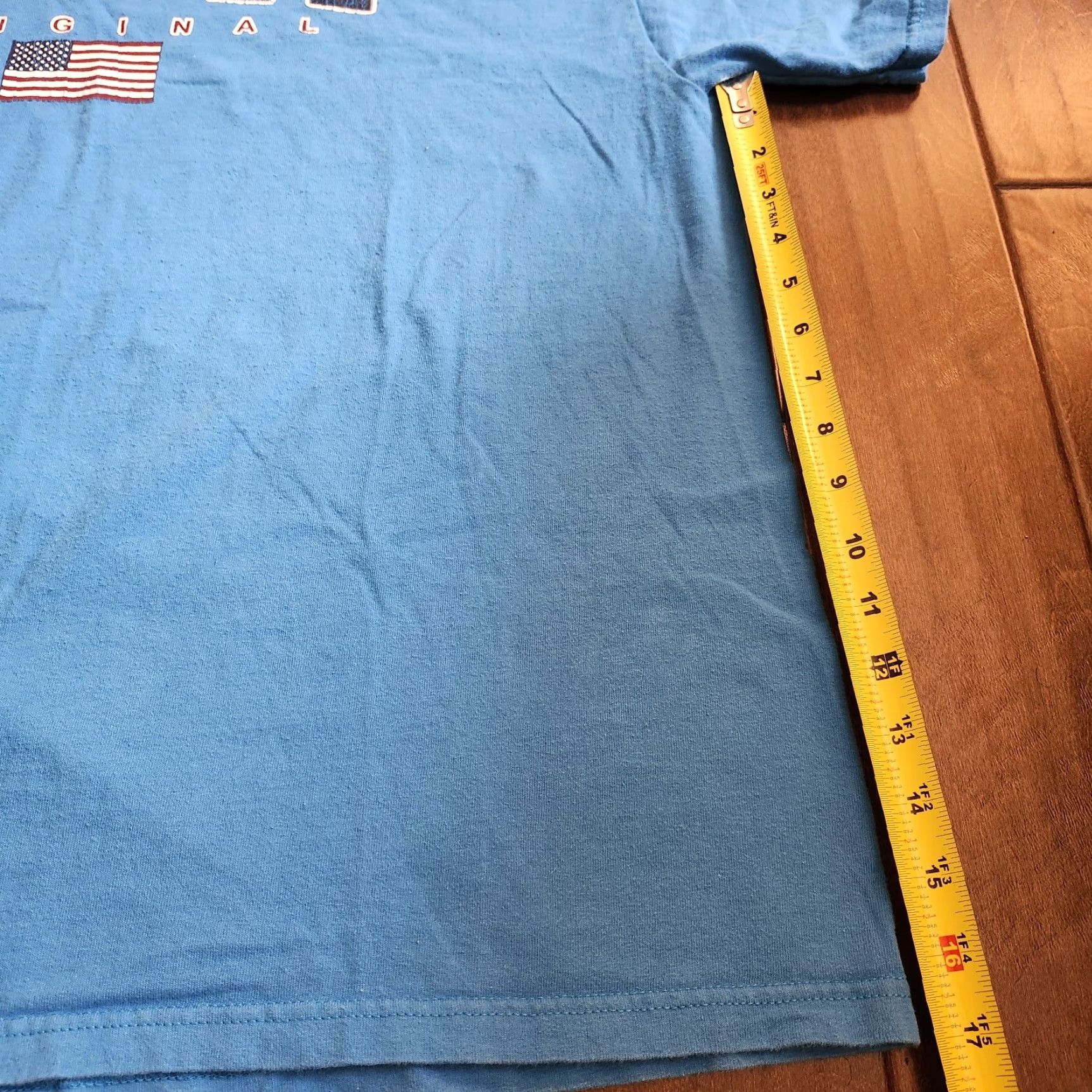Fruit Of The Loom Fruit Of The Loom Men's XL Blue USA Original Shirt - T-Shirt, Short Sleeve, Cotton, Regular Fit, Solid, USA Theme, All Seasons Size US XL / EU 56 / 4 - 5 Thumbnail