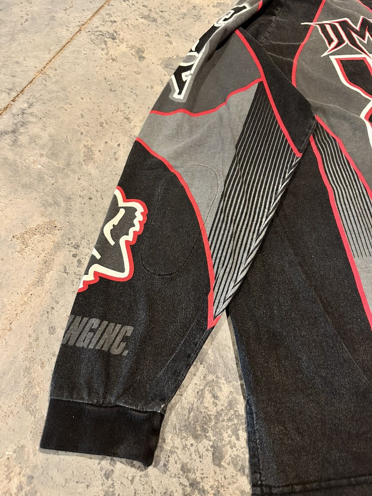 Fox Racing × Rap Tees × Vintage Vintage 2000 Fox Racing DMX Motorcross Jersey Size XL Size US XL / EU 56 / 4 - 5 Thumbnail