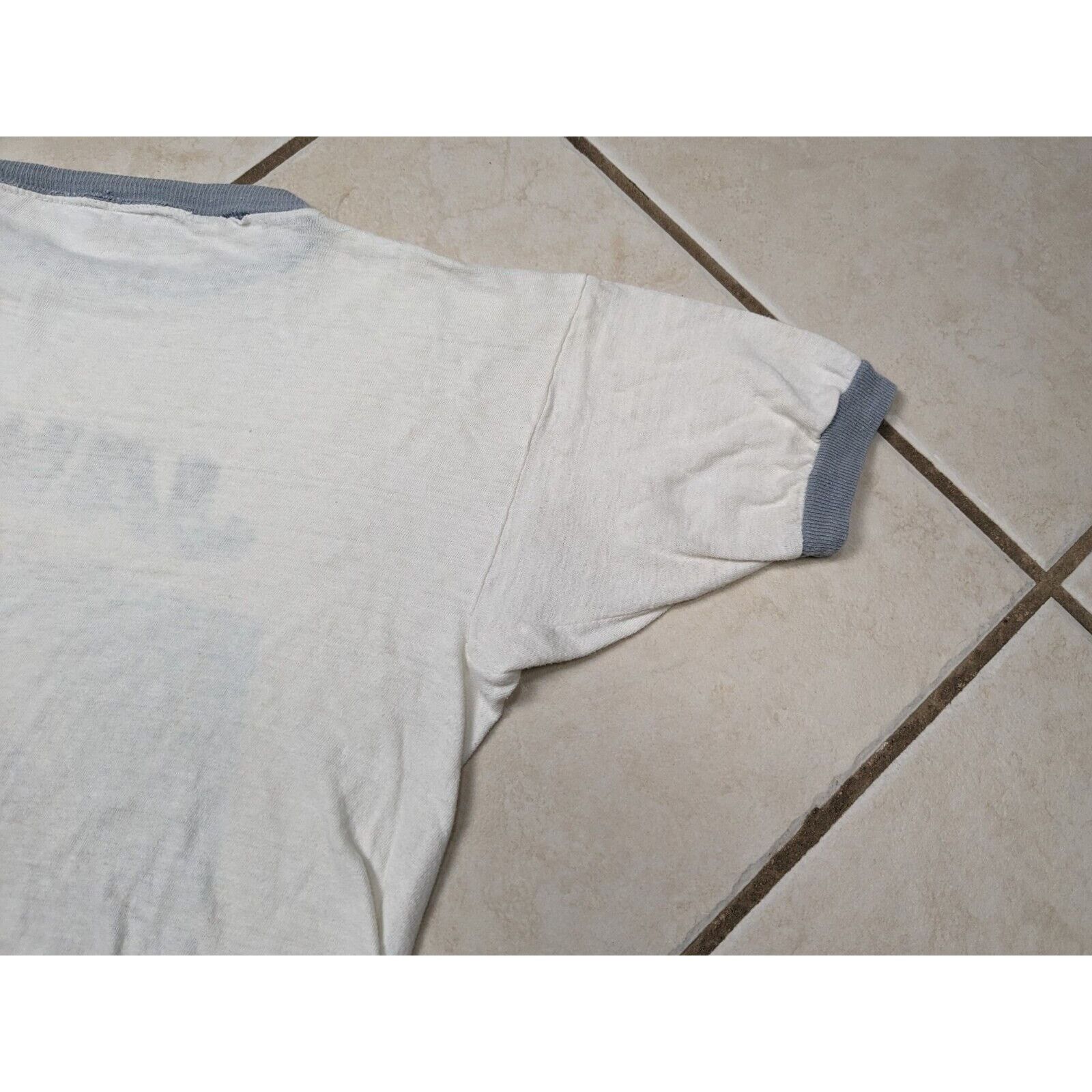 Other Vtg 1970s Jaws Promo Ringer T Shirt Horror Steven Spielberg Size US S / EU 44-46 / 1 - 14 Thumbnail