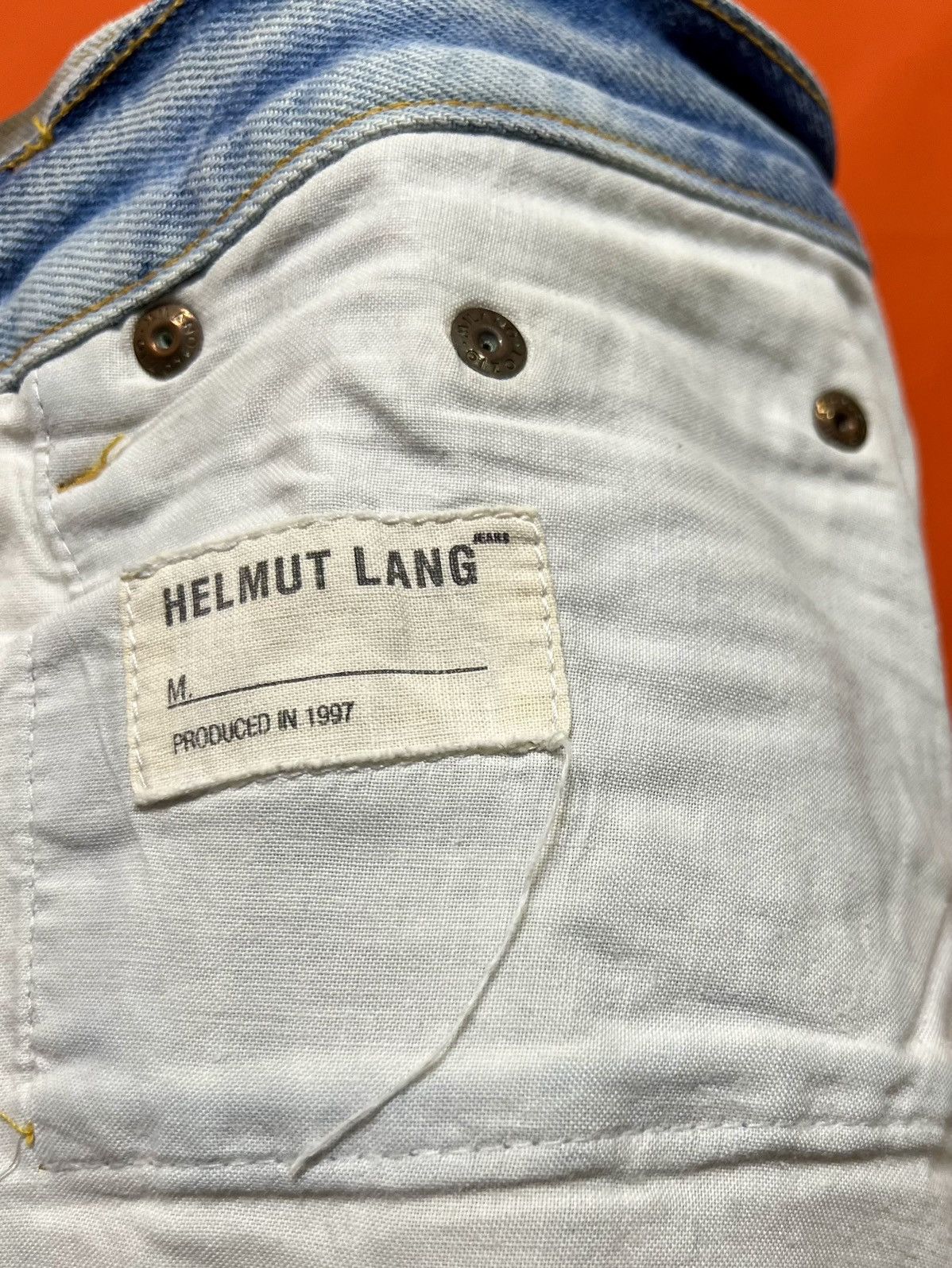 Helmut Lang HELMUT LANG ARCHIVE 1997 shibori jeans Size US 40 / EU 56 - 1 Thumbnail