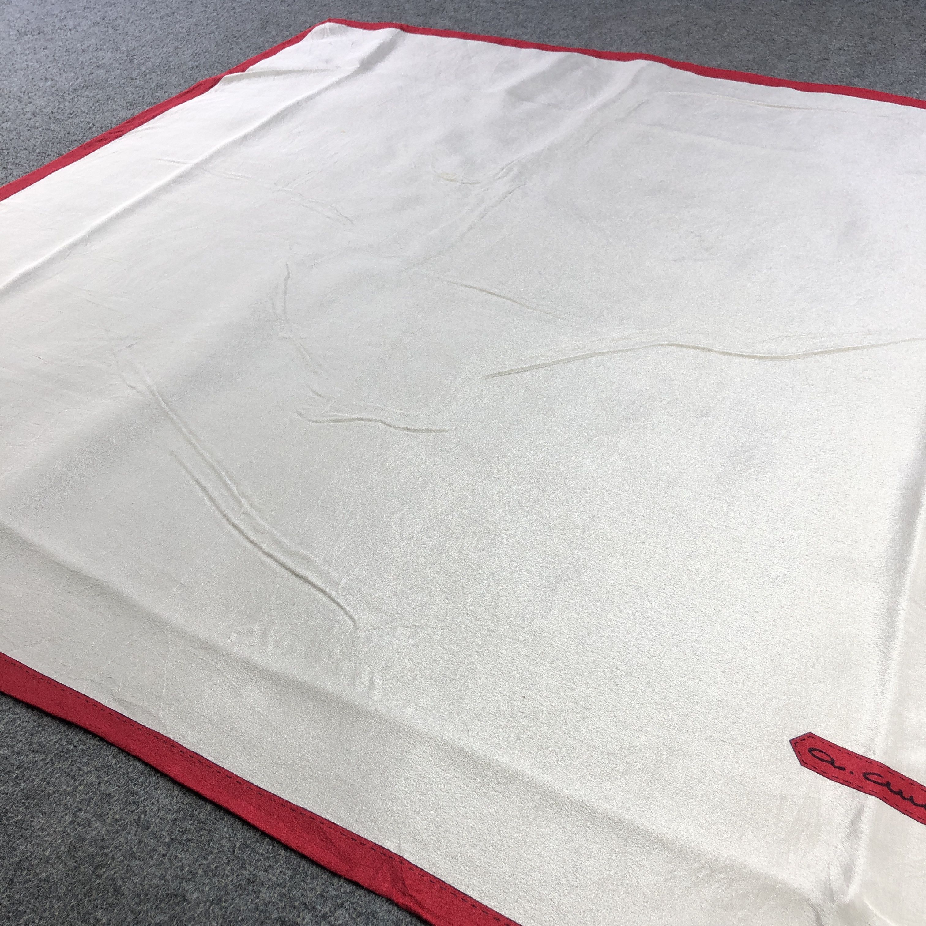 Japanese Brand Armando Caruso Silk Scarf M1369 Size ONE SIZE - 3 Thumbnail