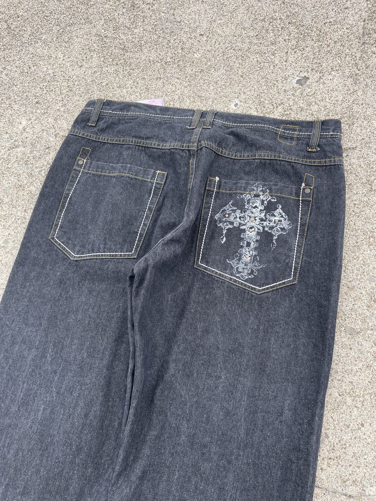 Karl Kani Kani Gold Baggy Y2K Jeans Size US 38 / EU 54 - 2 Thumbnail