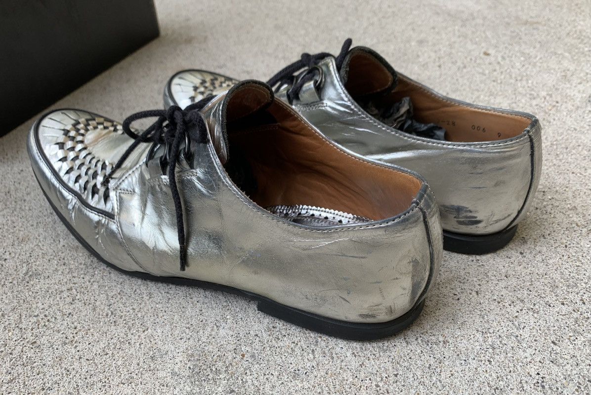 Number (N)ine Number (N)ine SS04 Silver Derby Shoes Size US 9 / EU 42 - 15 Thumbnail
