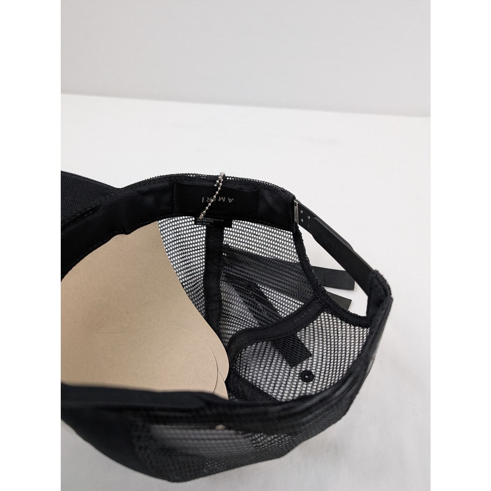 Amiri o1rshd1 Q:2 / Core Logo Trucker Cap / Hat in Black/White Size ONE SIZE - 12 Thumbnail
