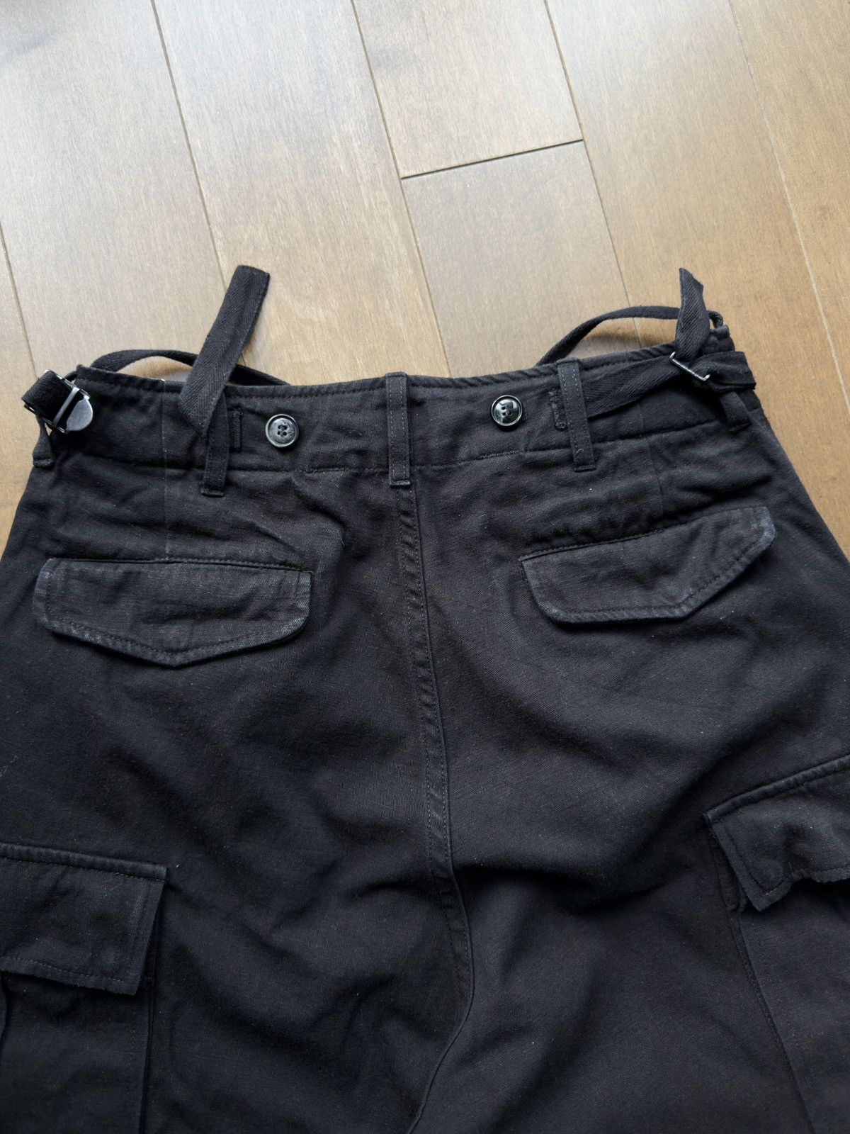 Daniel Simmons Daniel Simmons - Vintage Black Military Cargo Trousers V1 Size US 28 / EU 44 - 5 Thumbnail