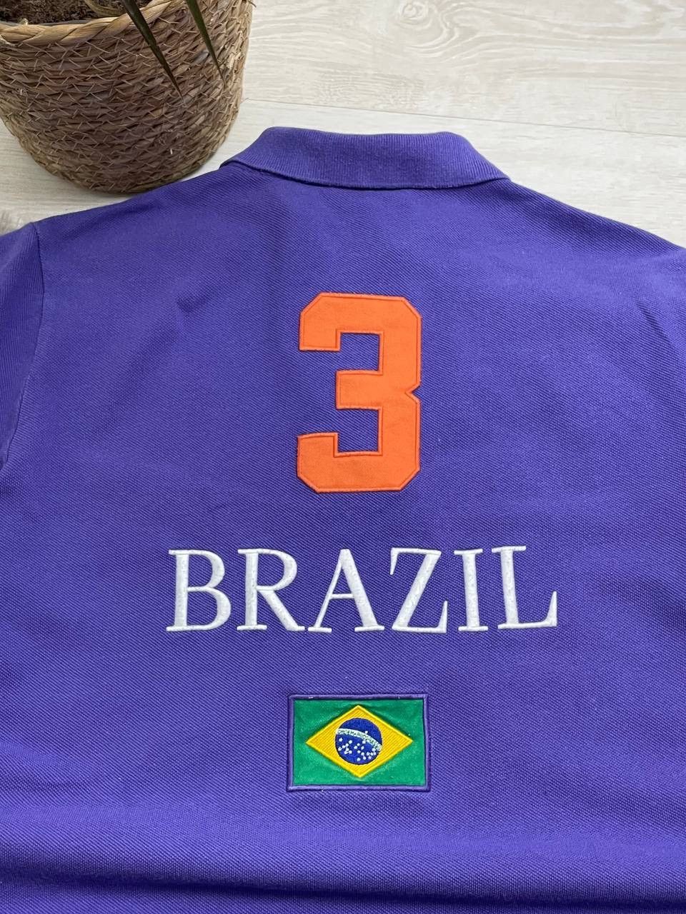 Polo Ralph Lauren × Vintage Polo Ralph Lauren Vintage Polo T-shirt CENTER Pony Brazil 3 Size XL / US 12-14 / IT 48-50 - 6 Thumbnail