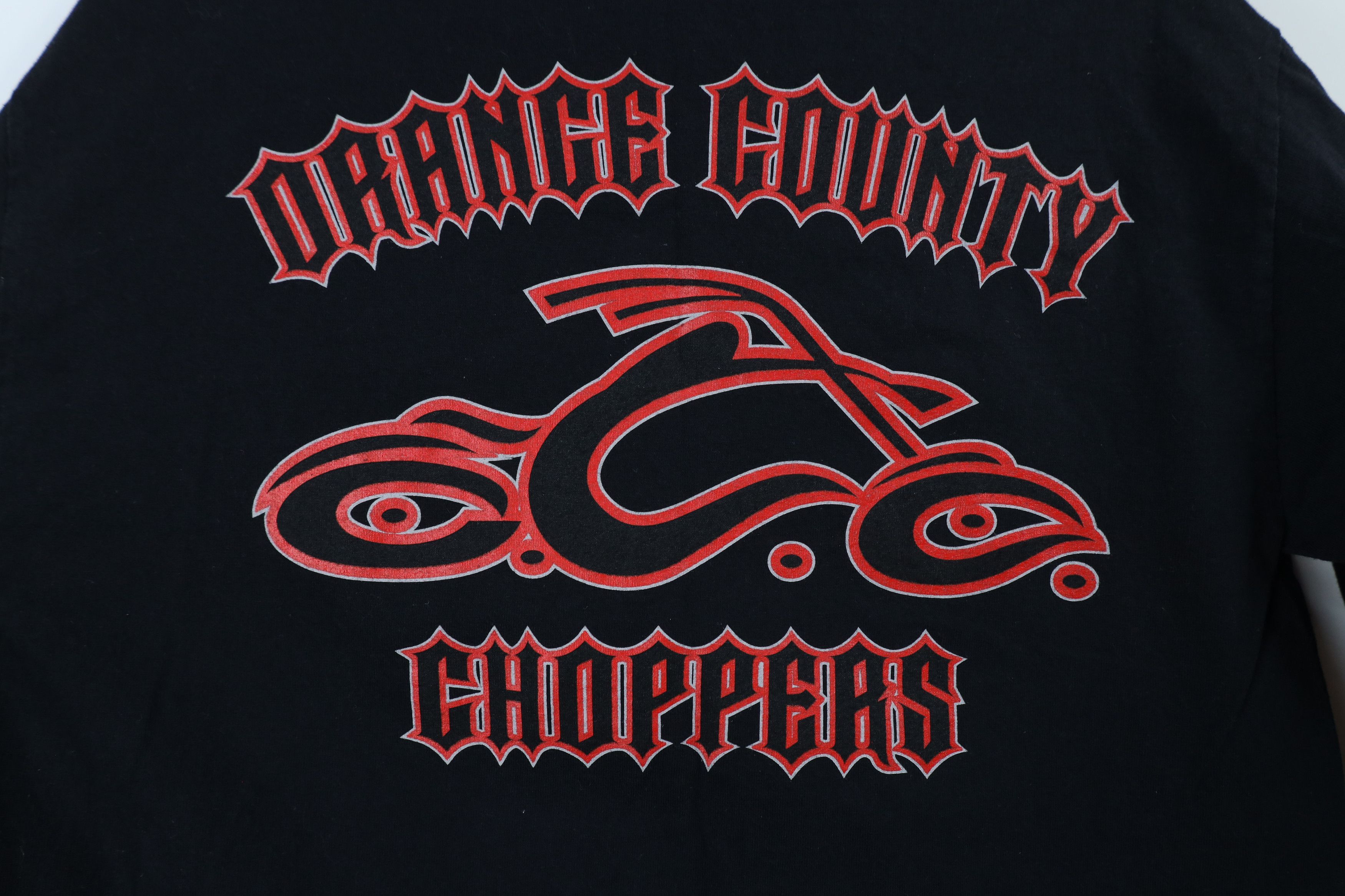Vintage Vintage 90s Orange County Chopper Moto Long Sleeve T-Shirt Size US M / EU 48-50 / 2 - 9 Thumbnail