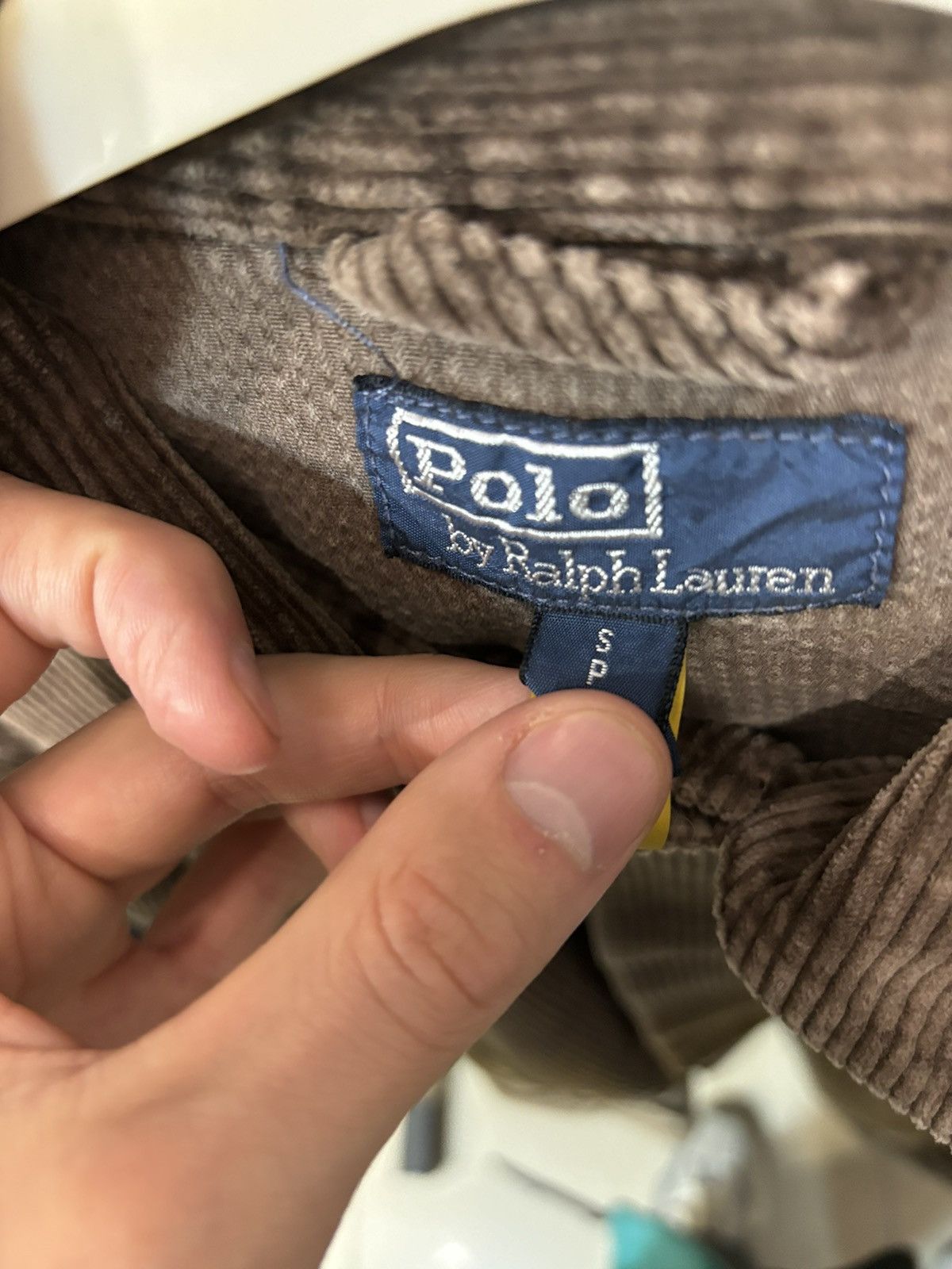 Polo Ralph Lauren × Vintage Vintage Polo Ralph Lauren Shirt corduroy Size US S / EU 44-46 / 1 - 2 Thumbnail